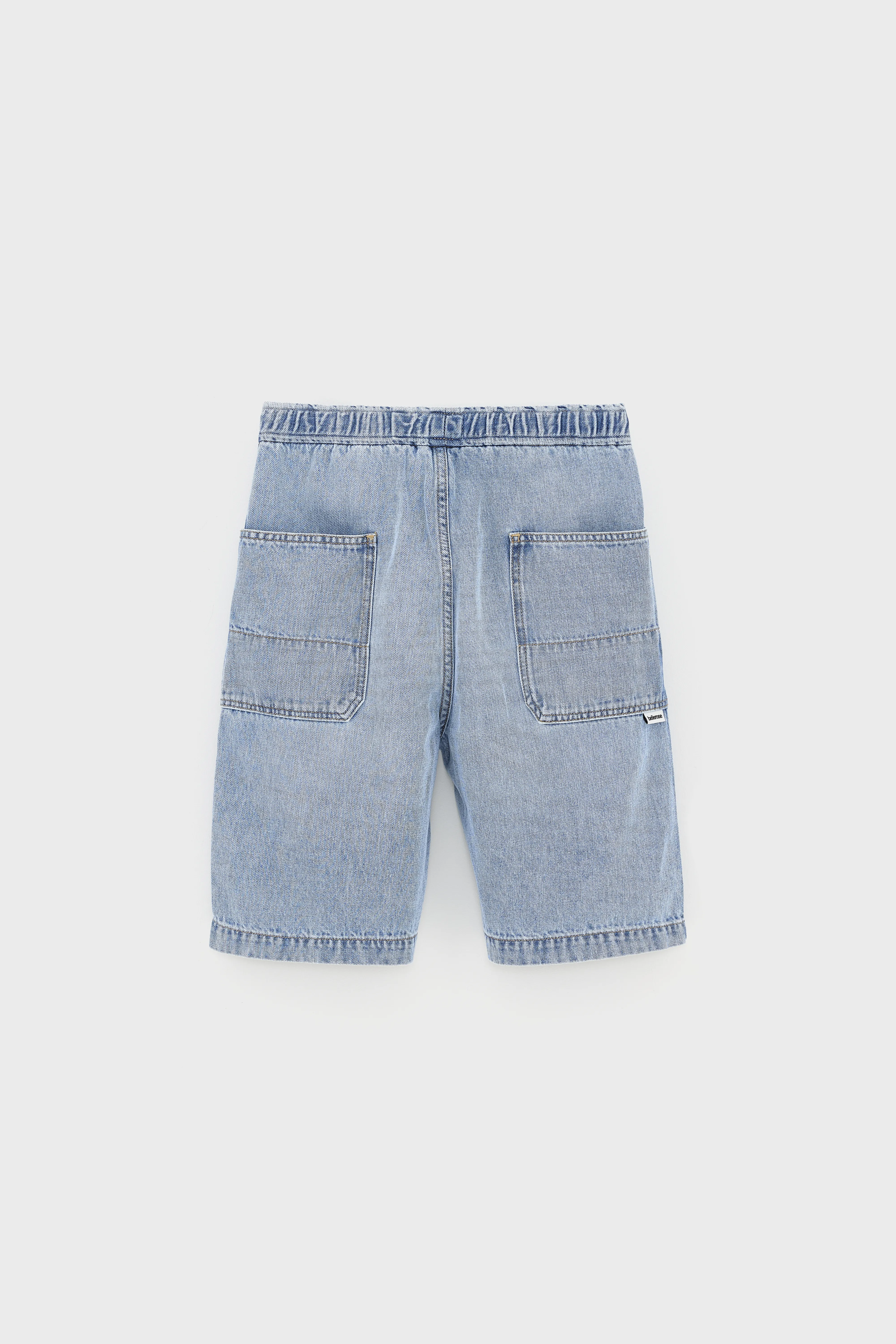 Willemn baggy short (261 / B / LT BLUE BLEACH) - Image 3
