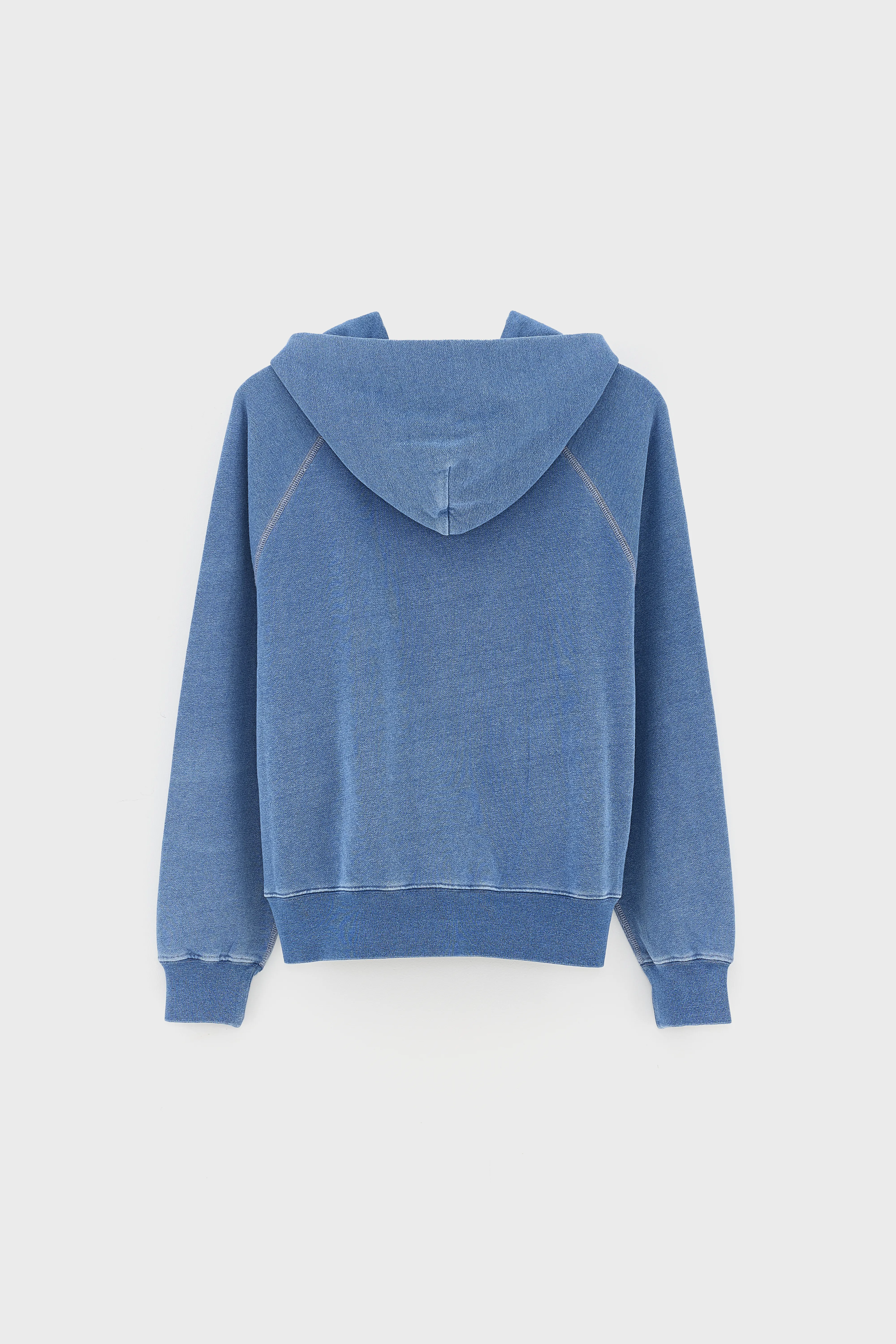 Fieko zipped hoodie (261 / B / BLUE JEANS) - Image 3