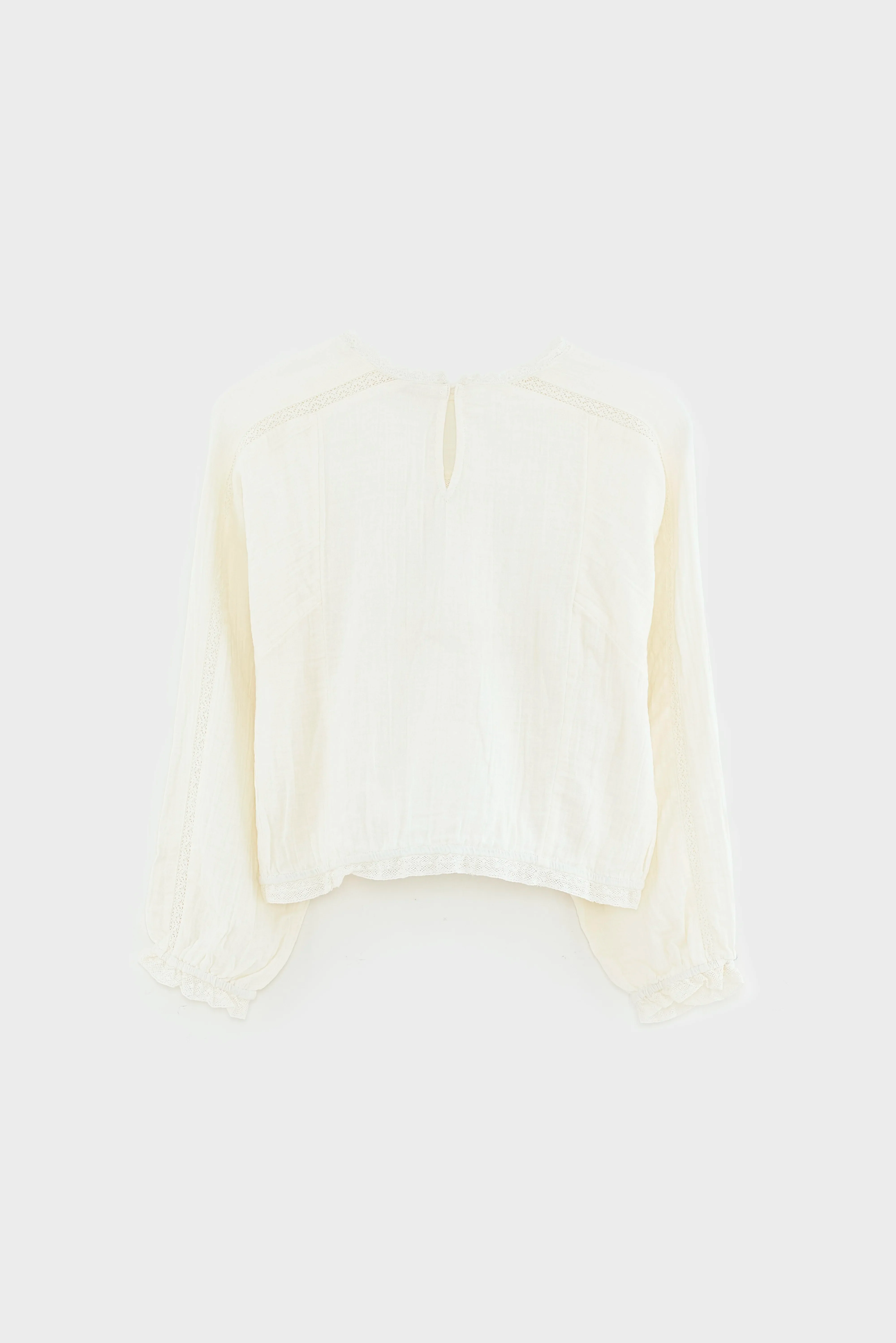 Hiacint cropped blouse (252 / G / ECRU) - Image 4