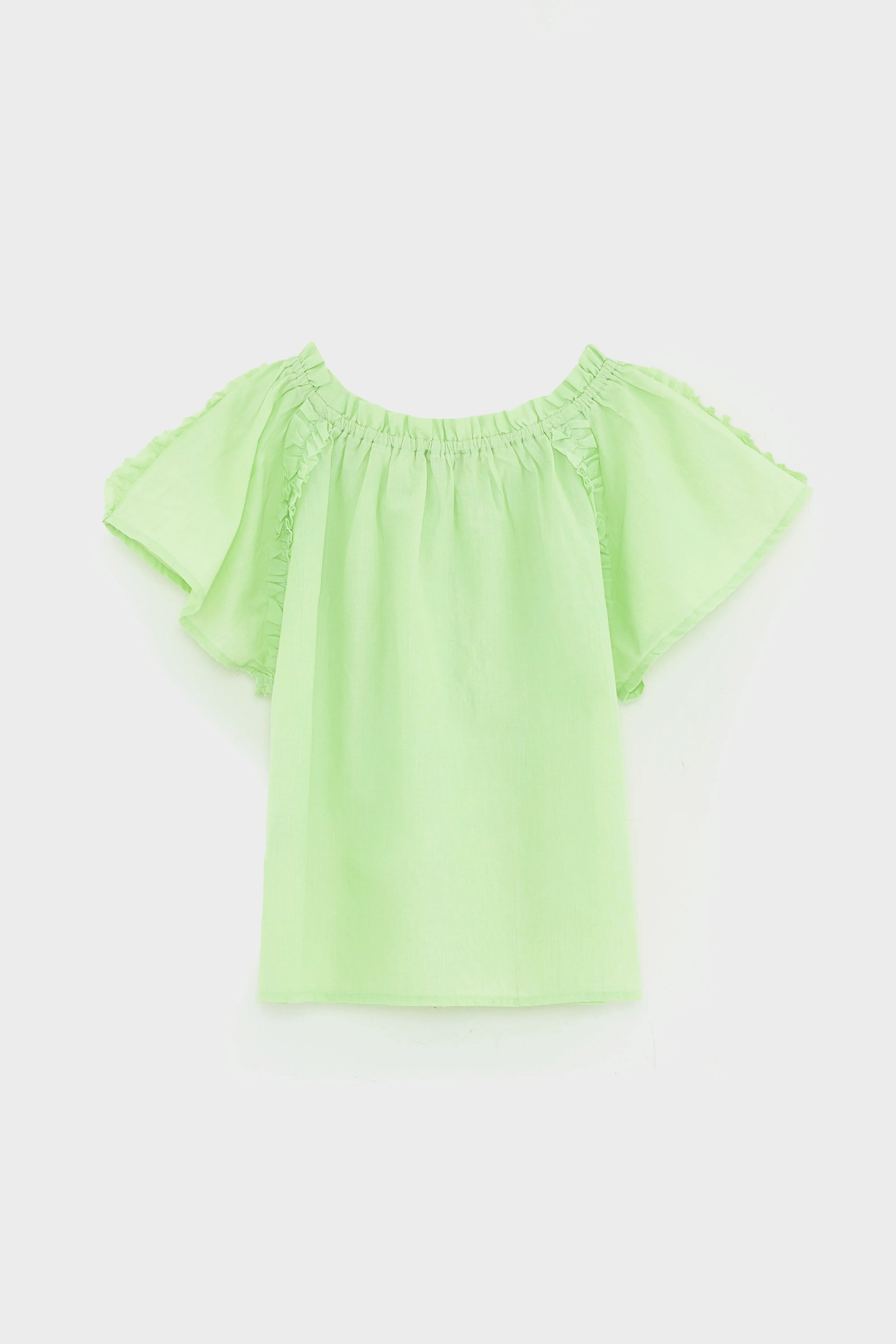 Hiera cropped blouse (261 / G / PARADISE) - Image 3