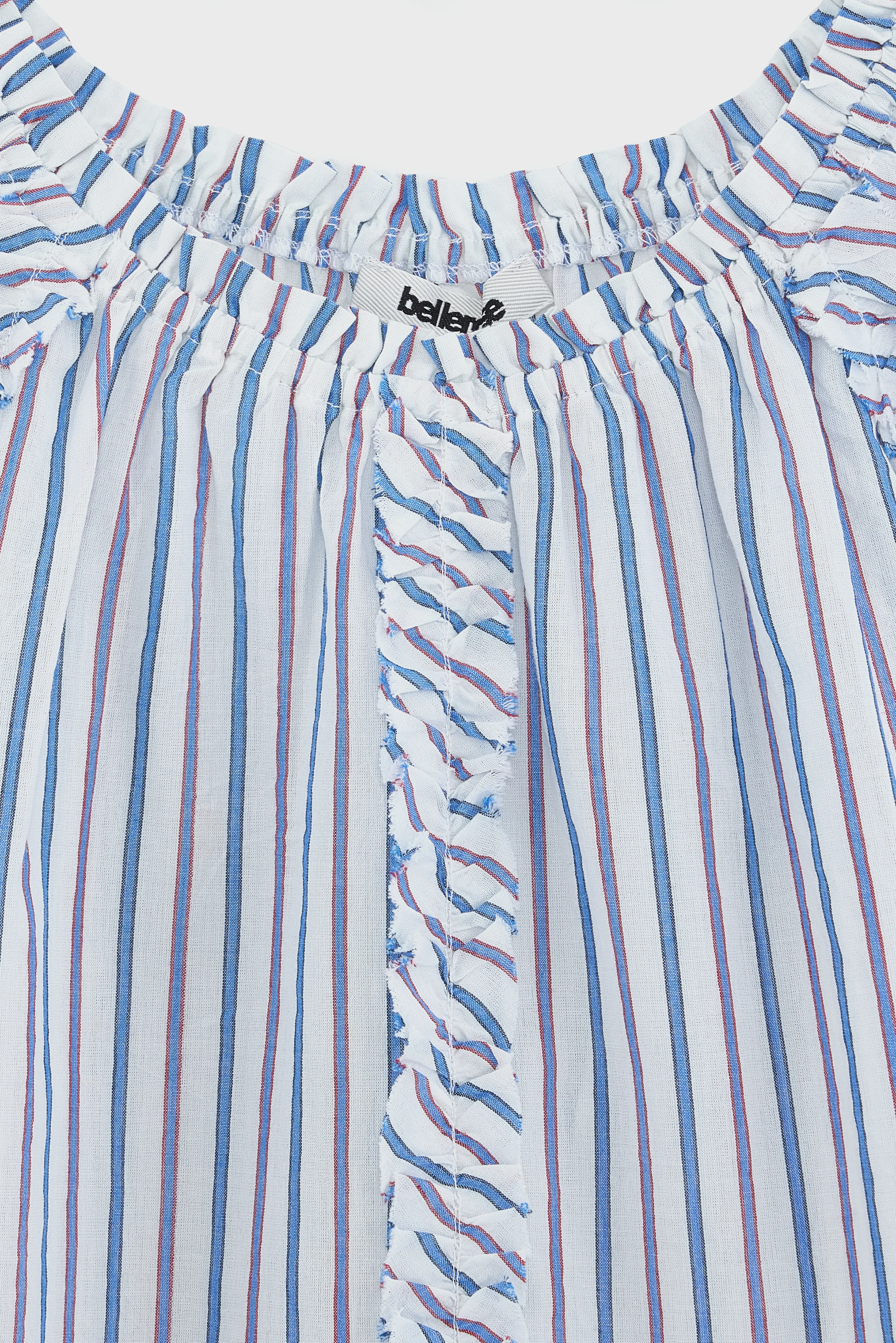 Hiera cropped blouse (261 / G / STRIPE A) - Image 4
