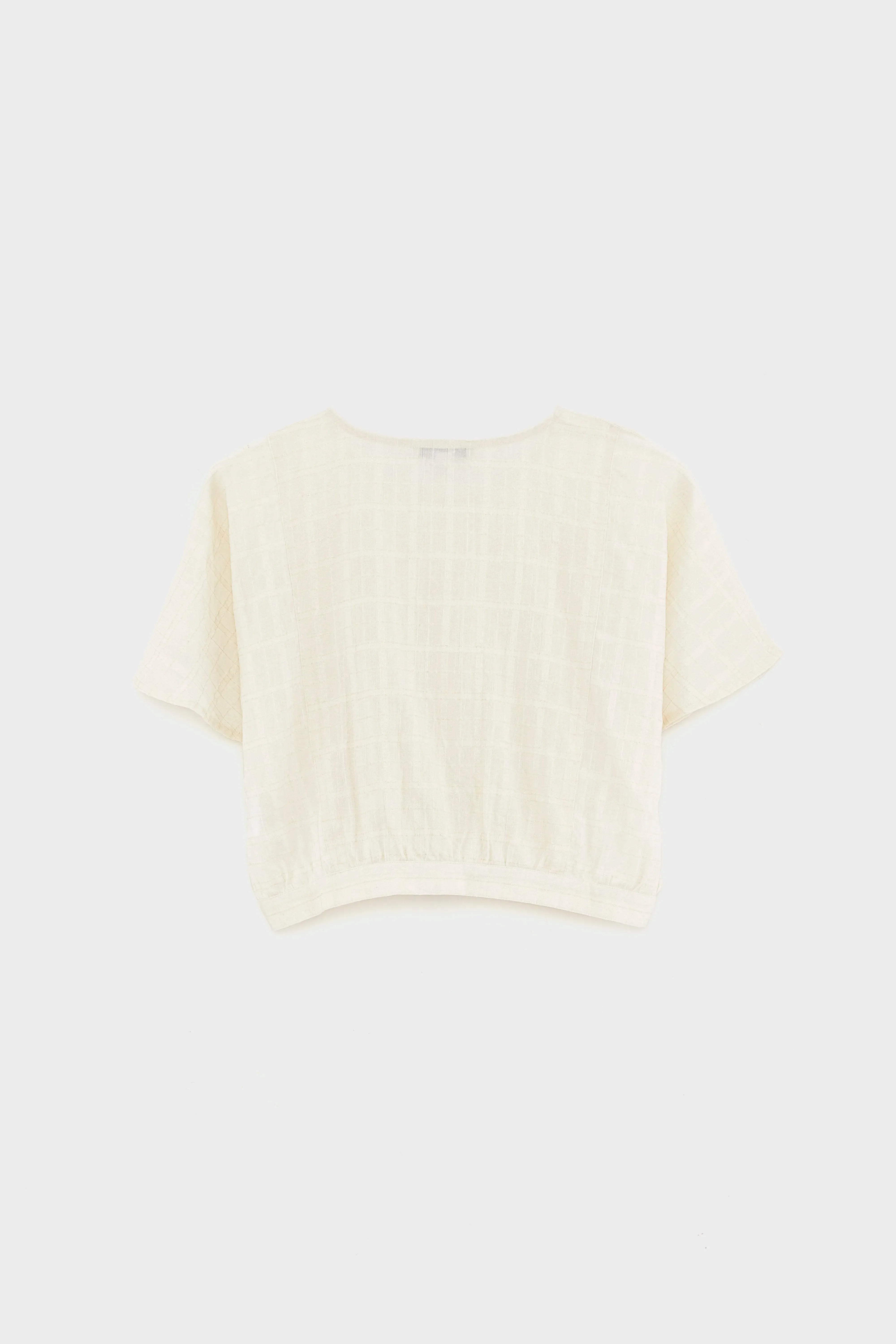 Howdy cropped blouse (261 / G / GOLD) - Image 3