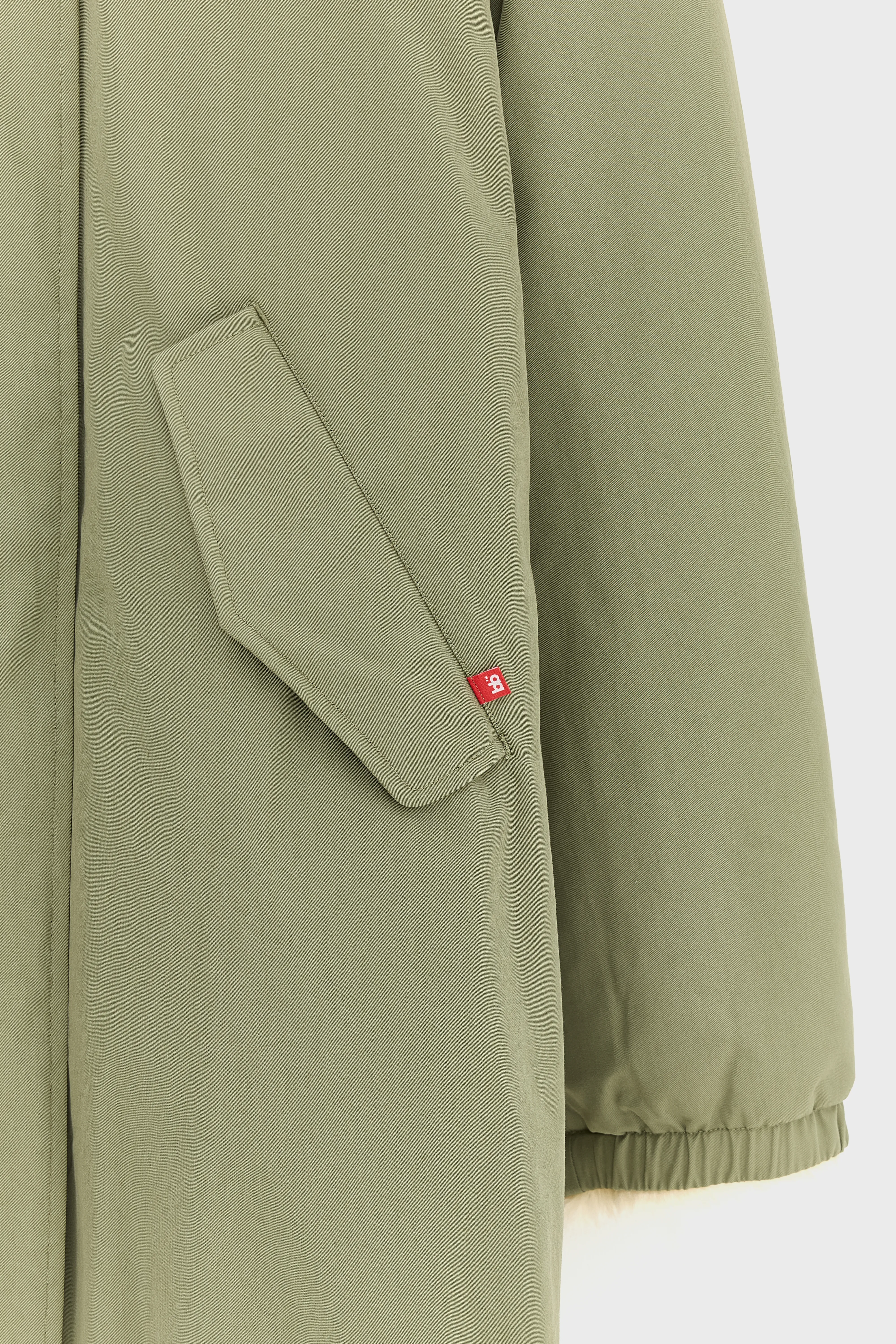 Harbour green hooded parka (242 / G / JEEP) - Image 4