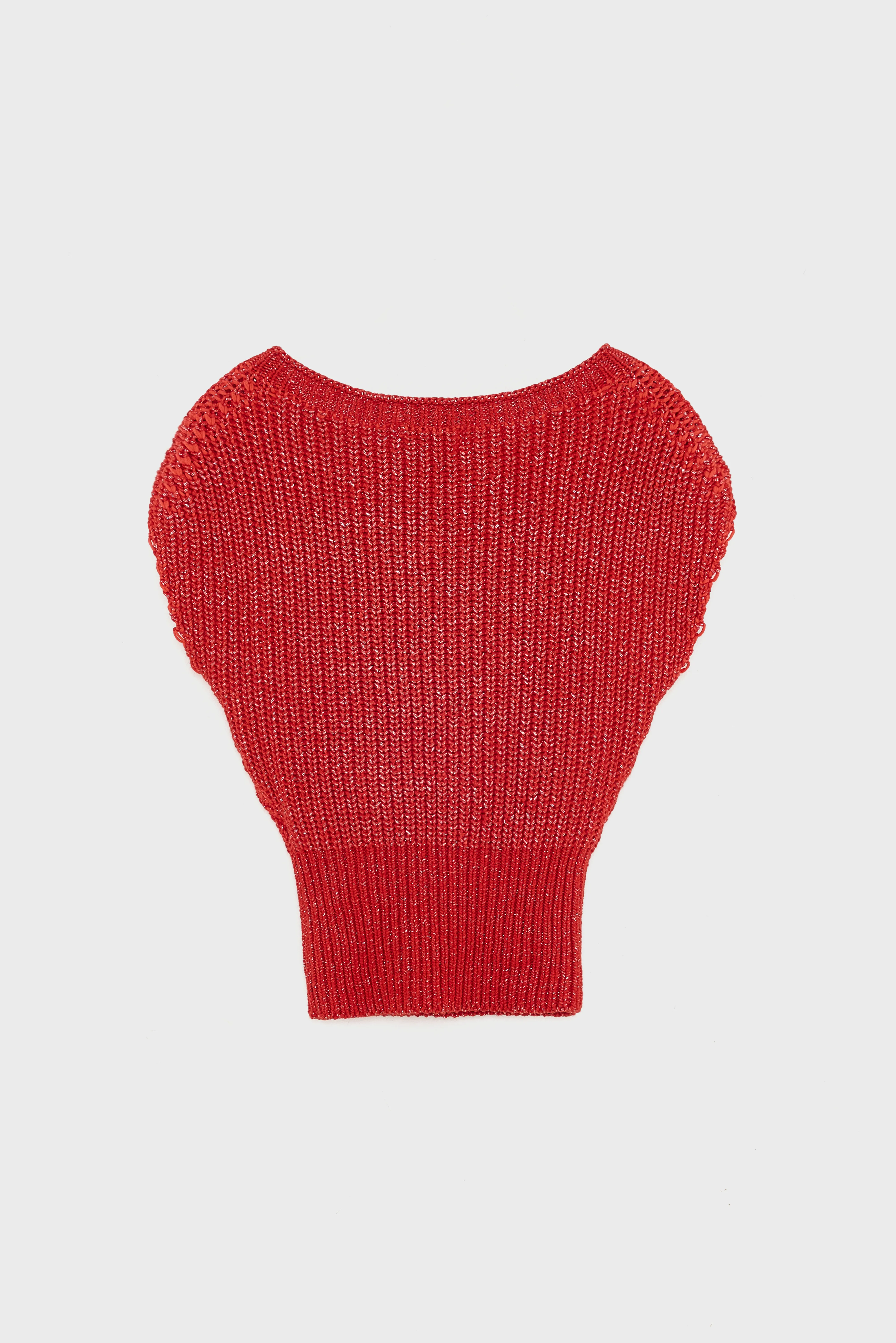 Alib sleeveless sweater (261 / G / MASSAI RED) - Image 4