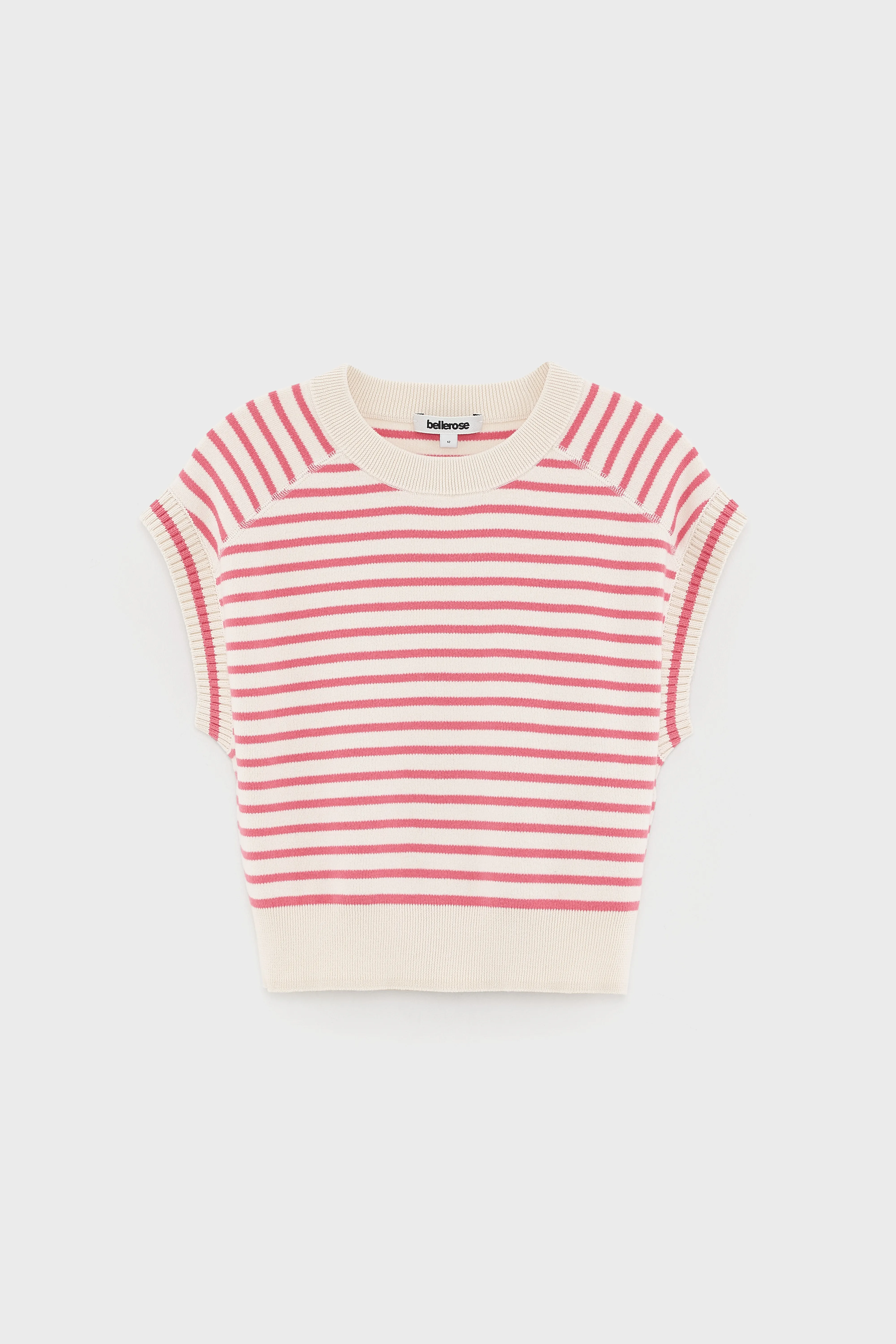 Angide sleeveless sweater (261 / G / STRIPE A) - Image 2