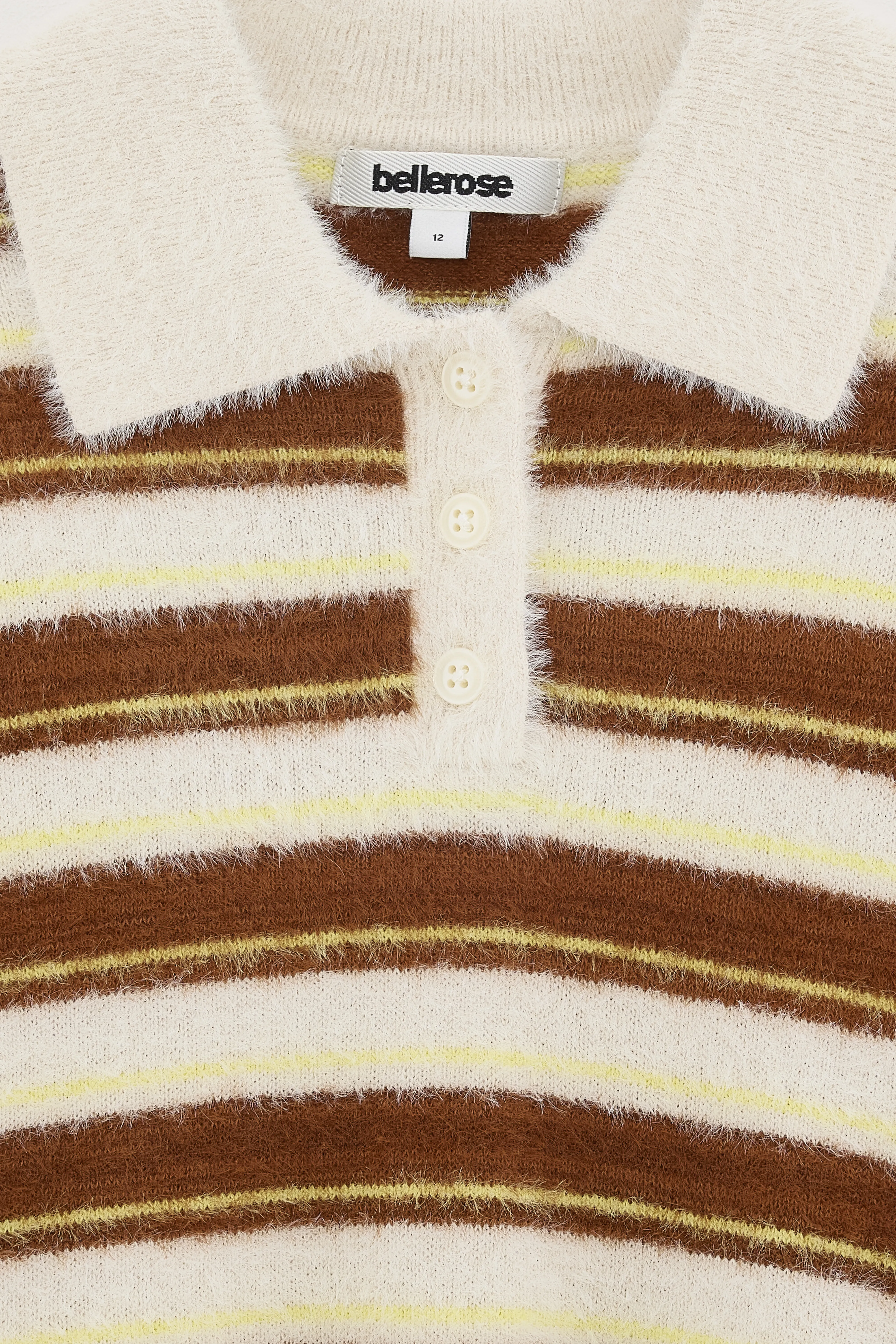 Golle knitted polo (261 / G / STRIPE B) - Image 5