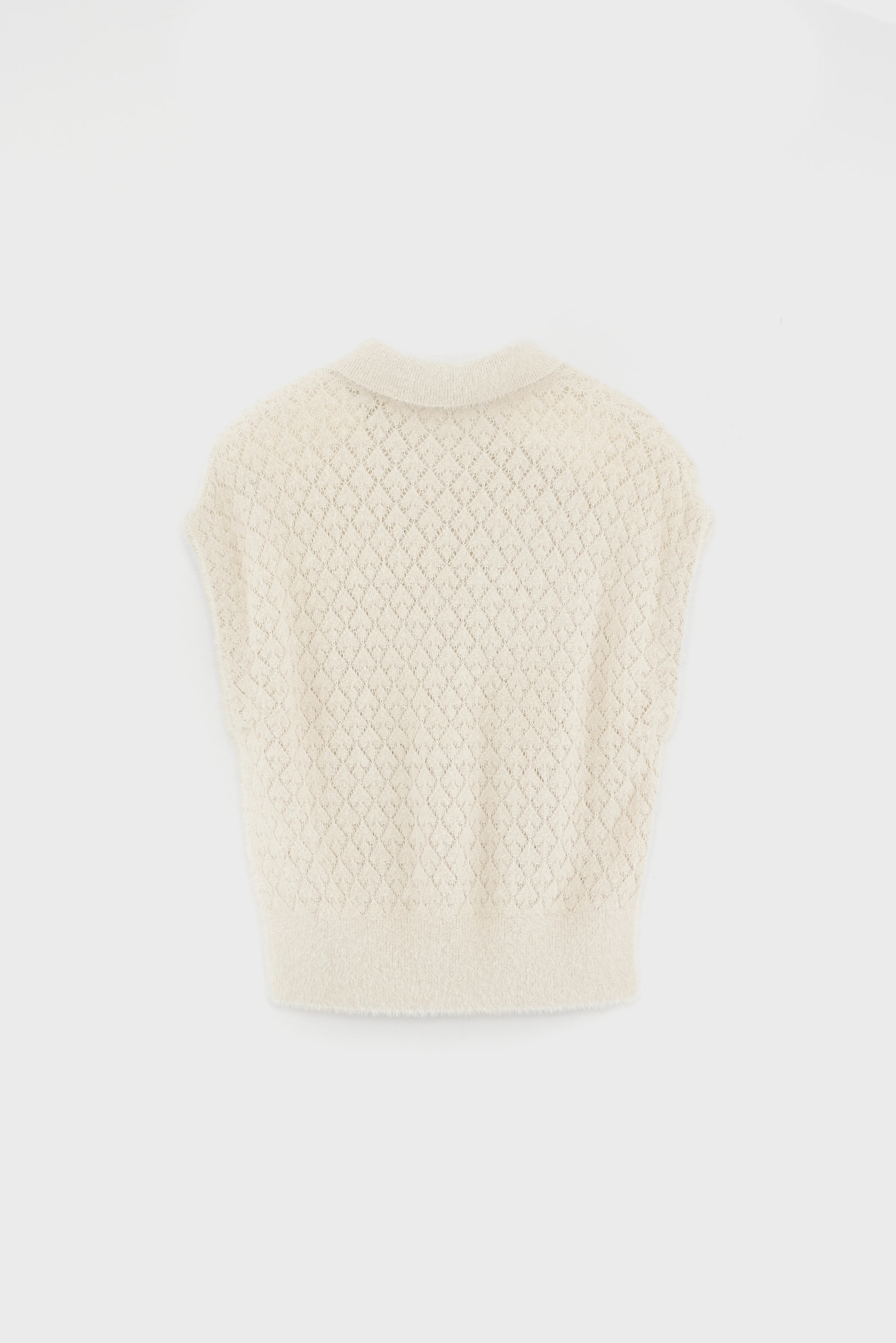 Golyu sleeveless sweater (261 / G / ECRU) - Image 3