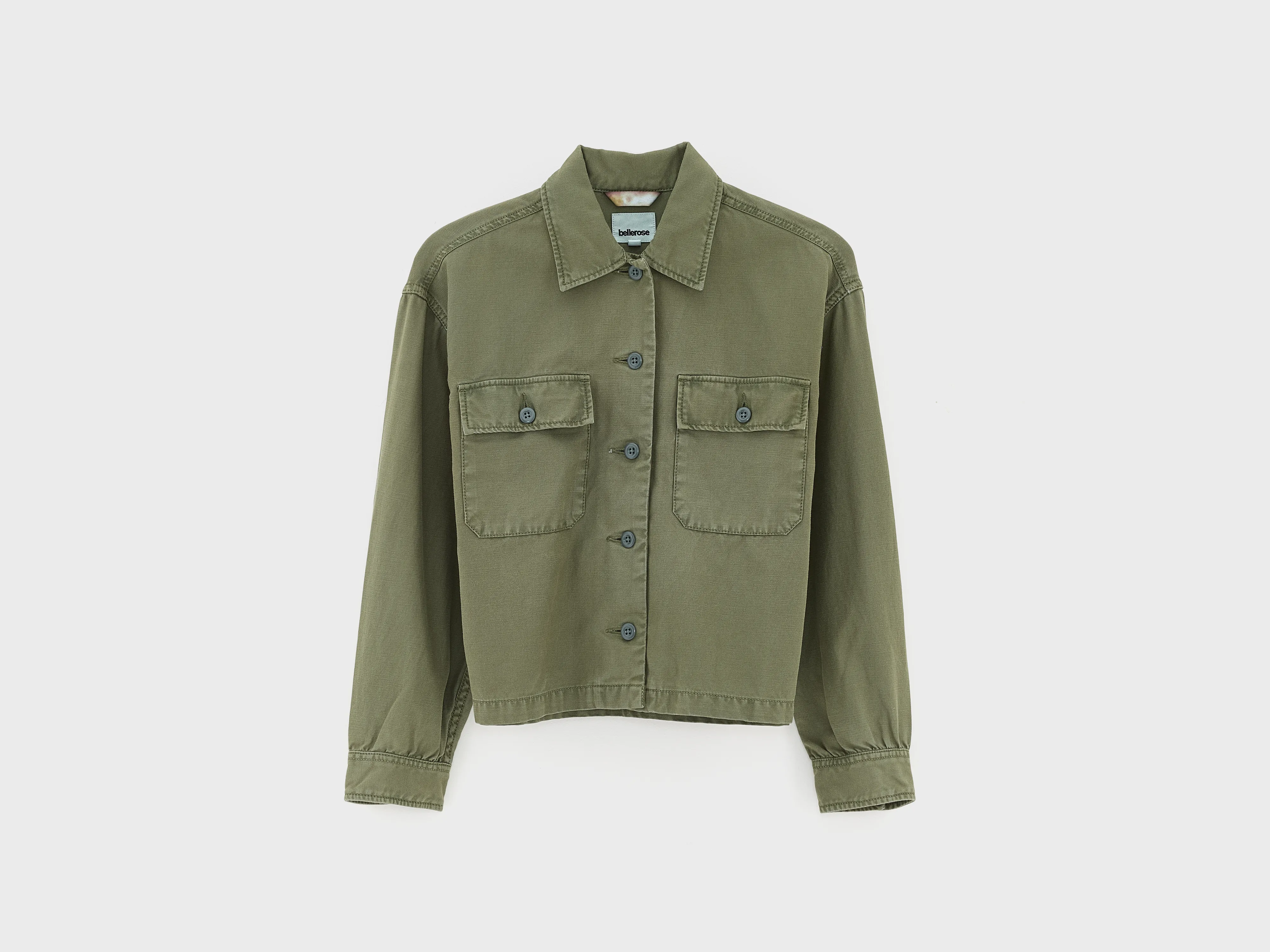 Azucar khaki green classic overshirt (251 / G / JEEP)