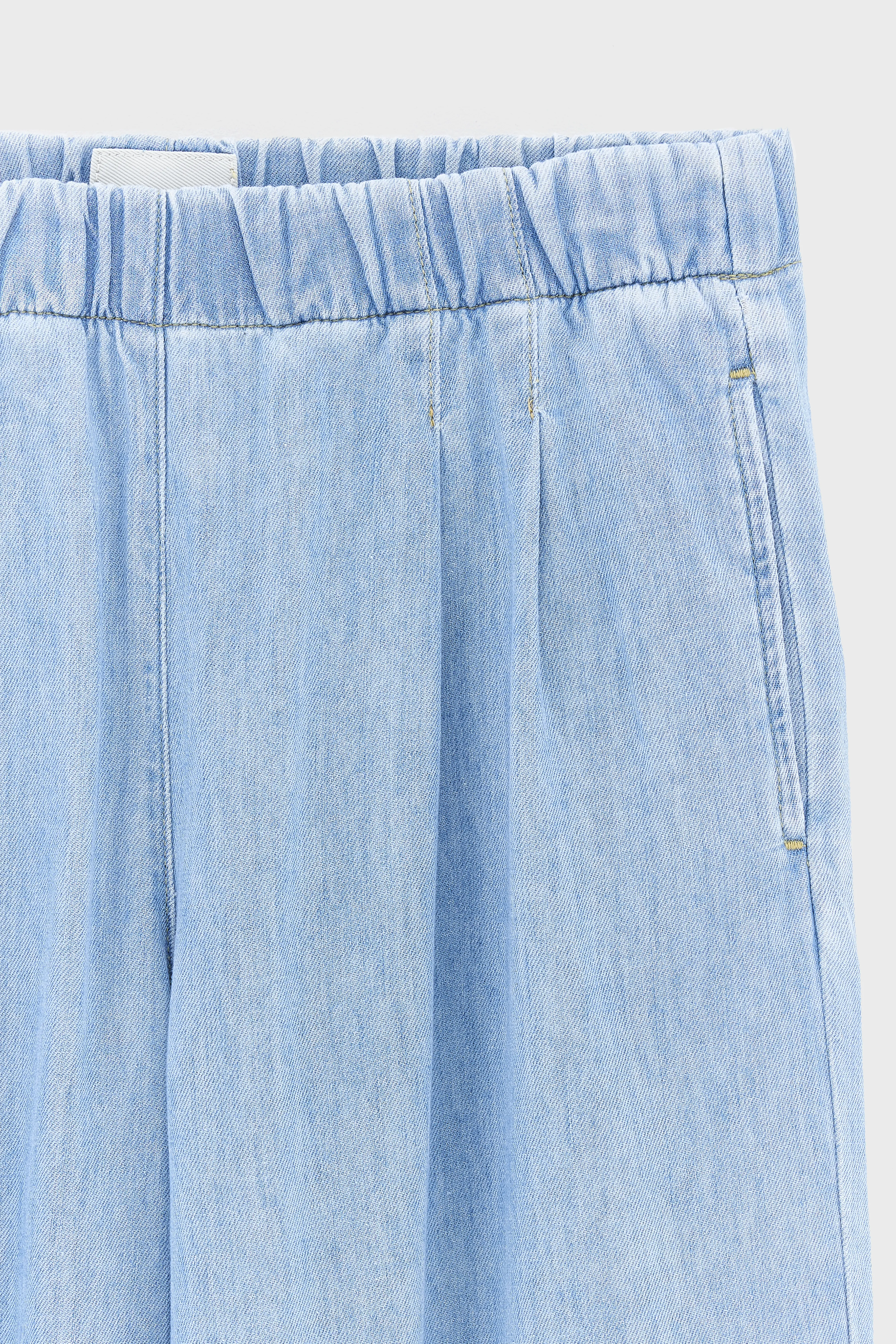 Karyn relaxed trousers (261 / G / LT BLUE BLEACH) - Image 4