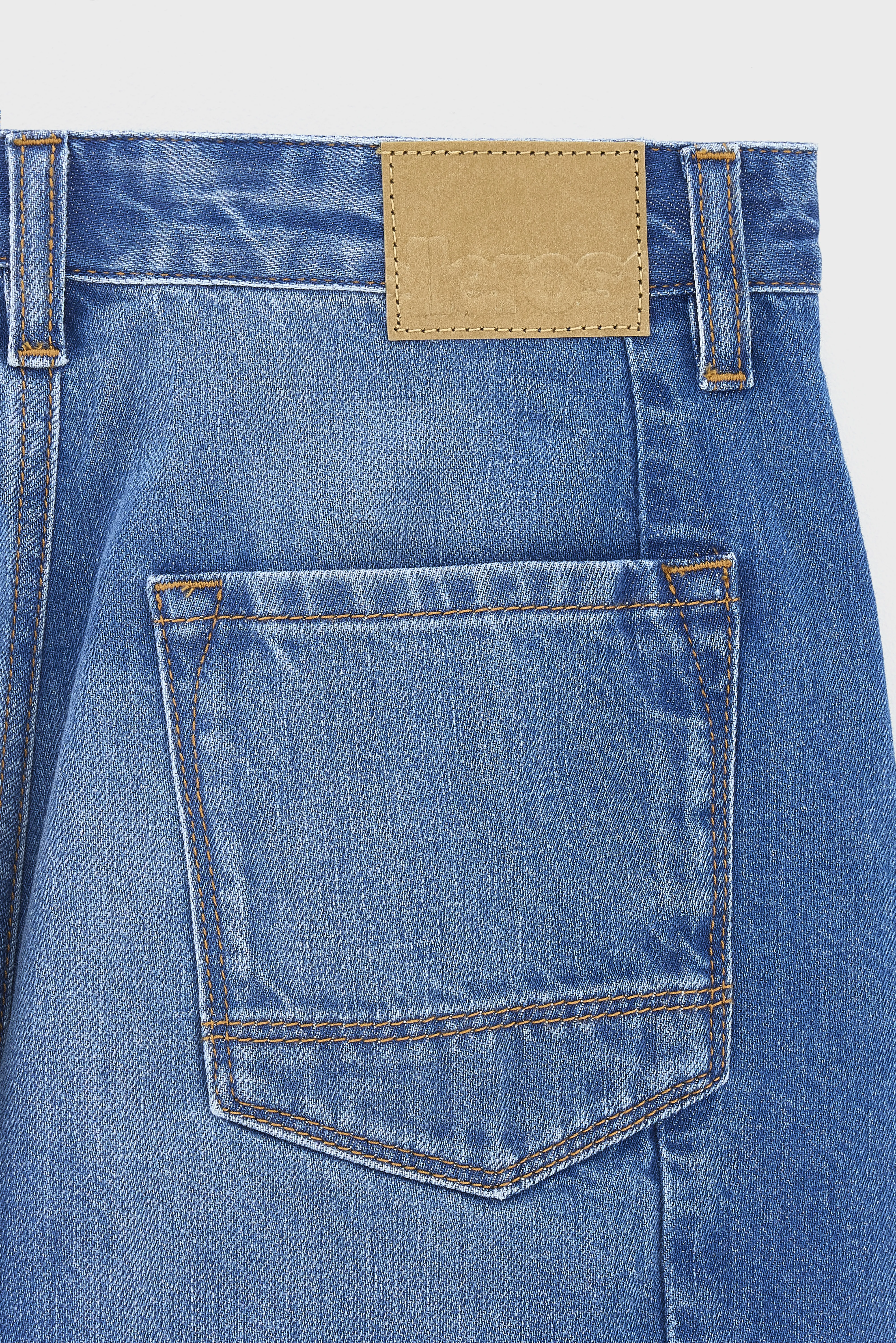 Pethula pleated denim shorts (261 / G / BLUE STONE) - Image 5