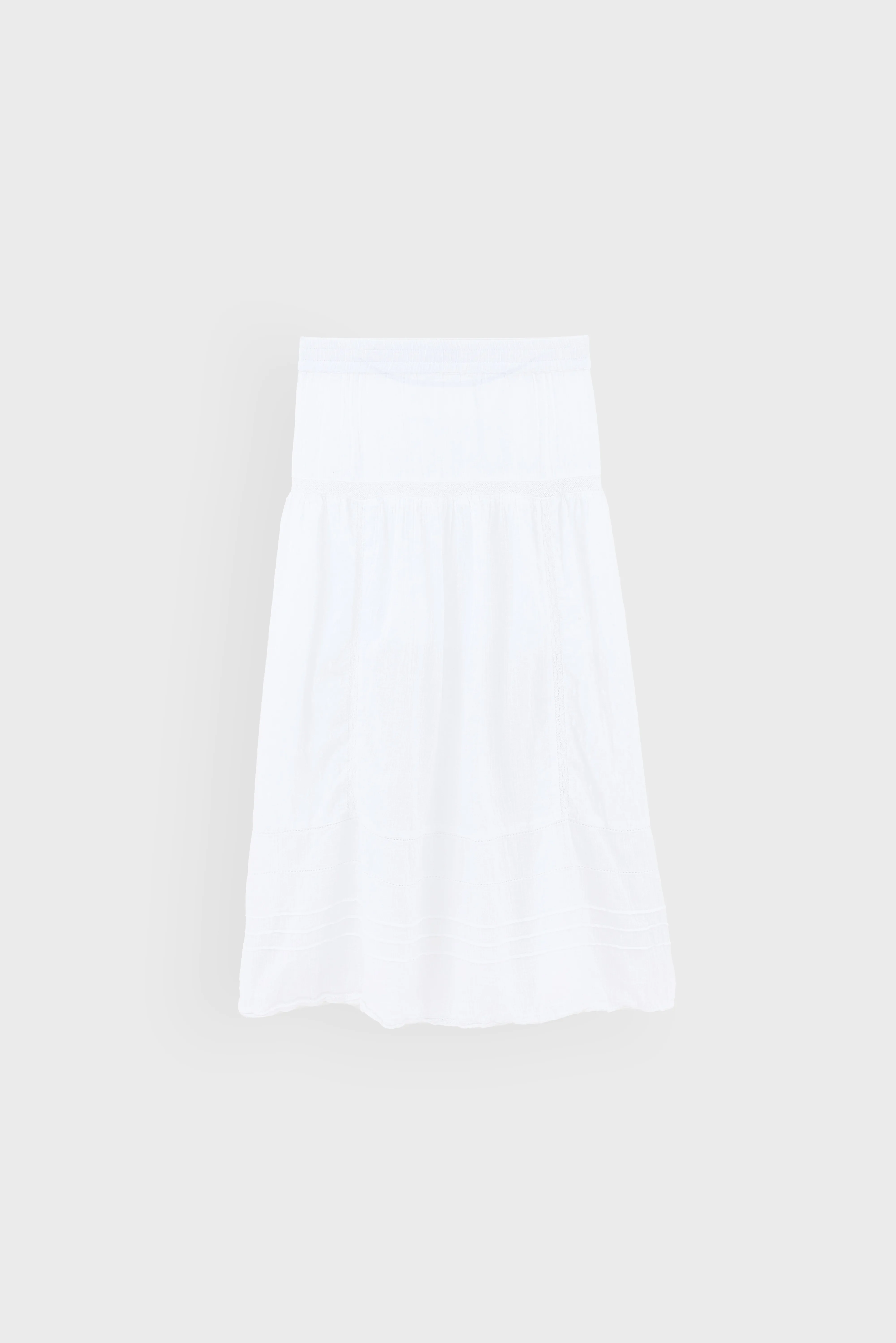 Hocus long skirt (261 / G / WHITE) - Image 3