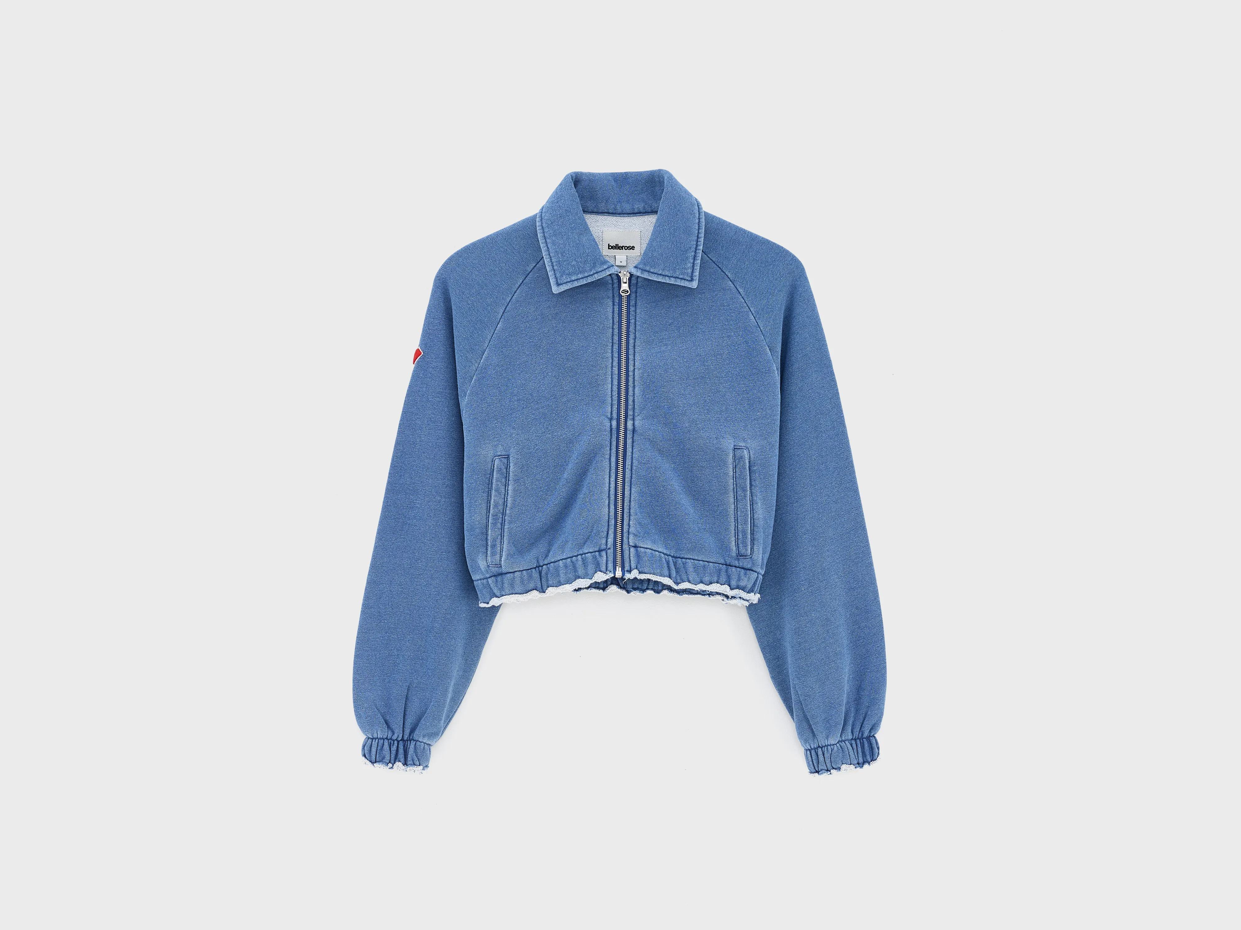 Agness zipped sweatshirt (261 / G / BLUE JEANS)