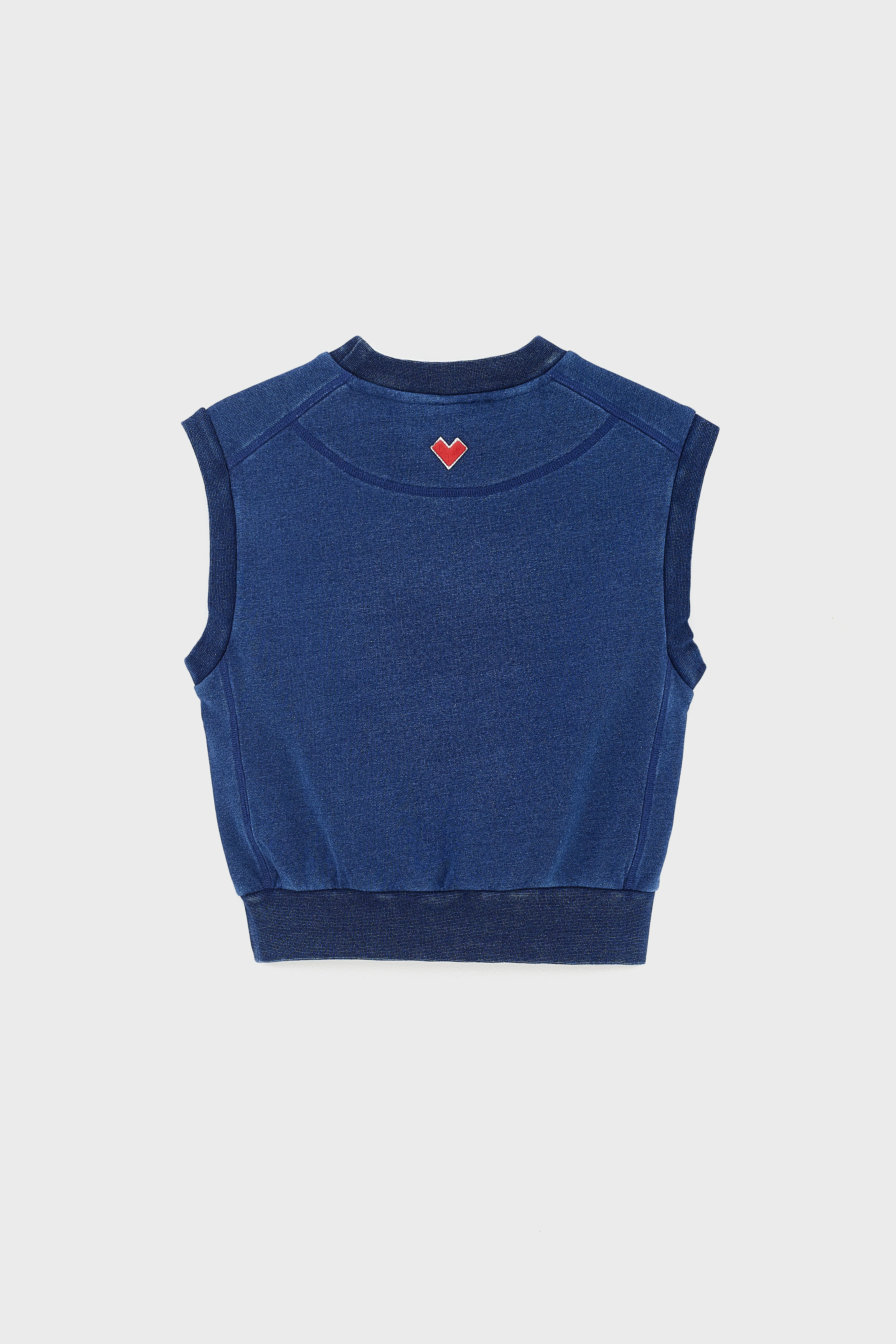 Azula sleeveless sweatshirt (261 / G / INDIGO) - Image 3