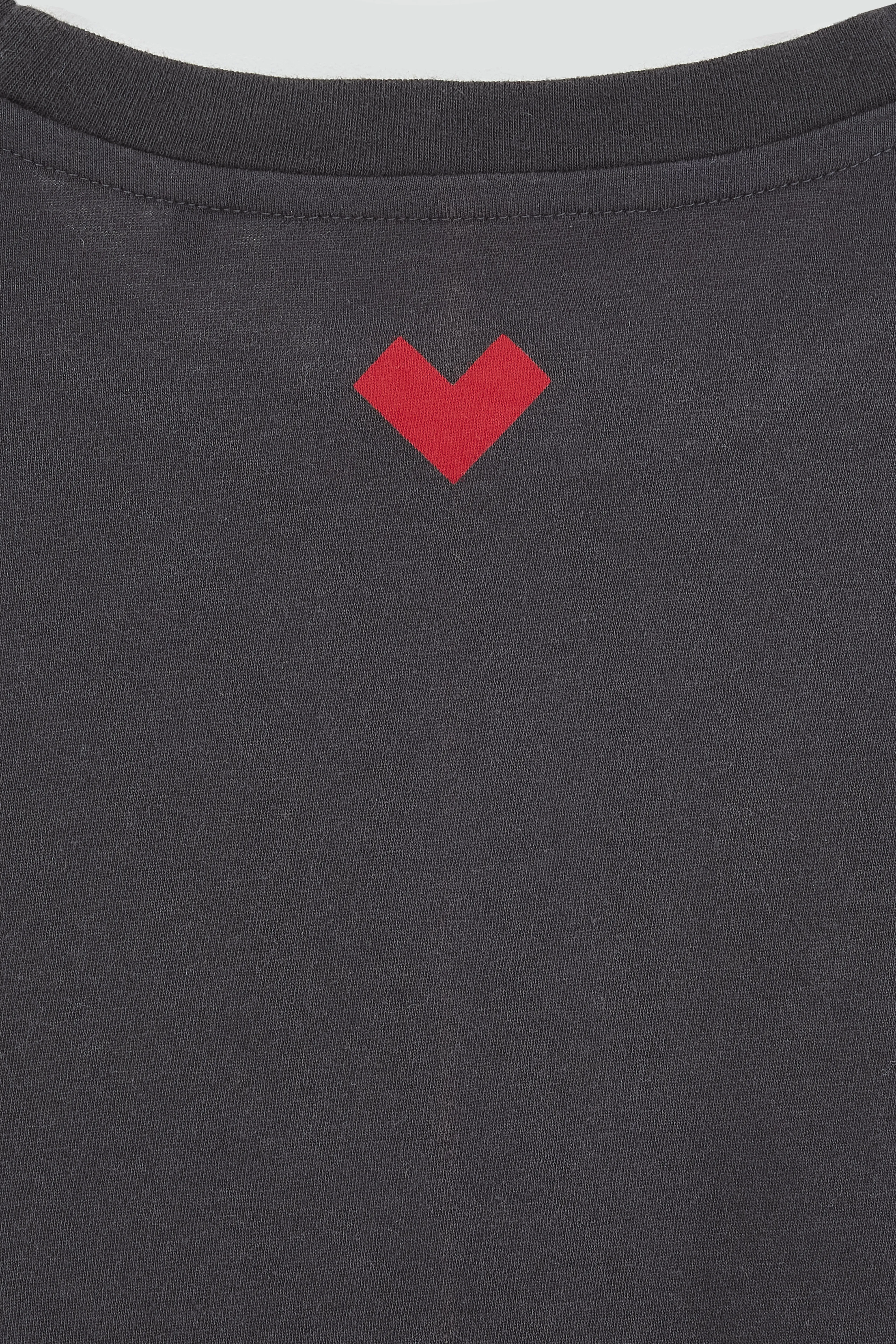 Asha boyfriend t-shirt (261 / G / BLACK SAND) - Image 6