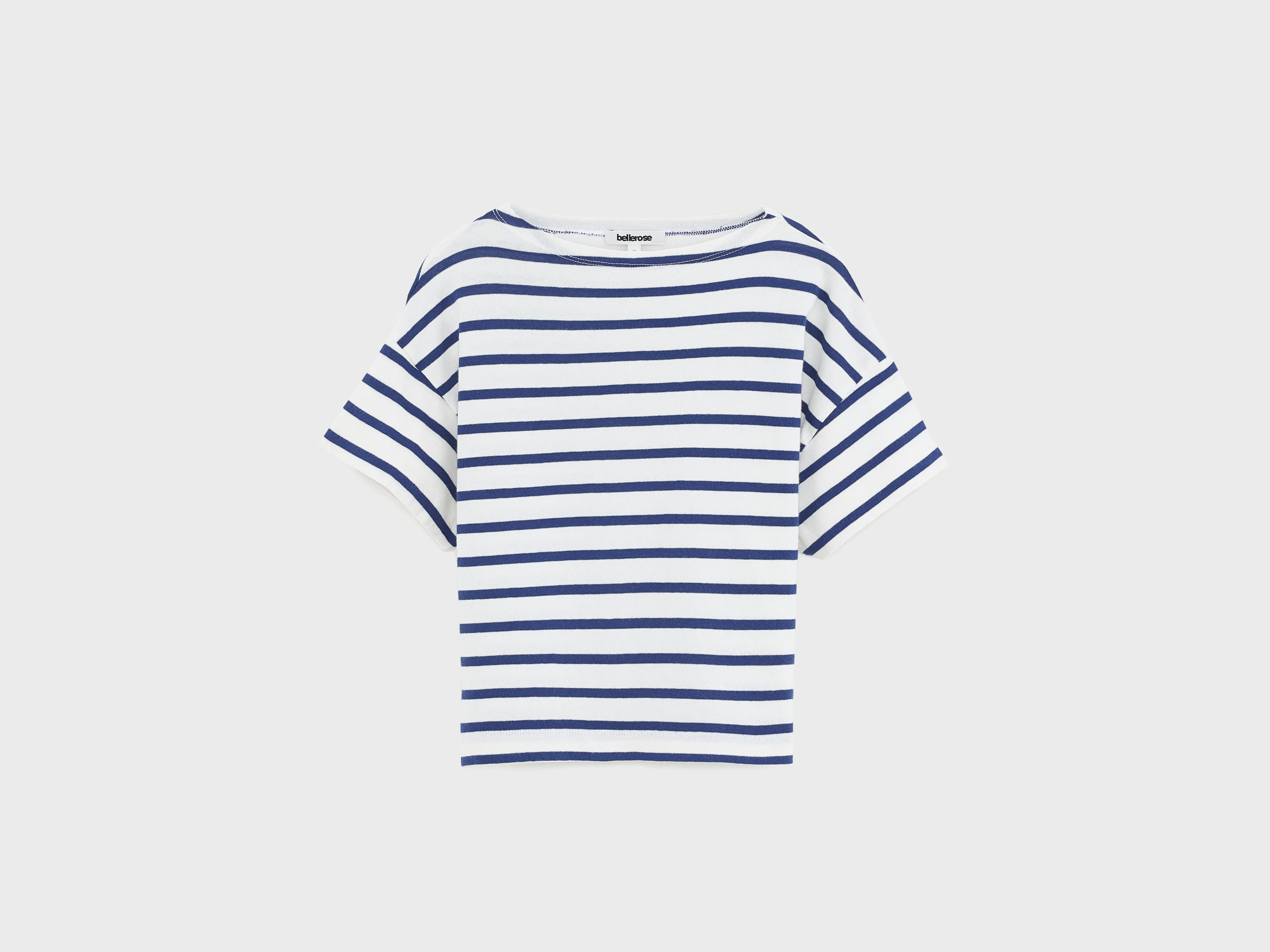 Vassy short-sleeve cotton t-shirt (242 / G / STRIPE E)