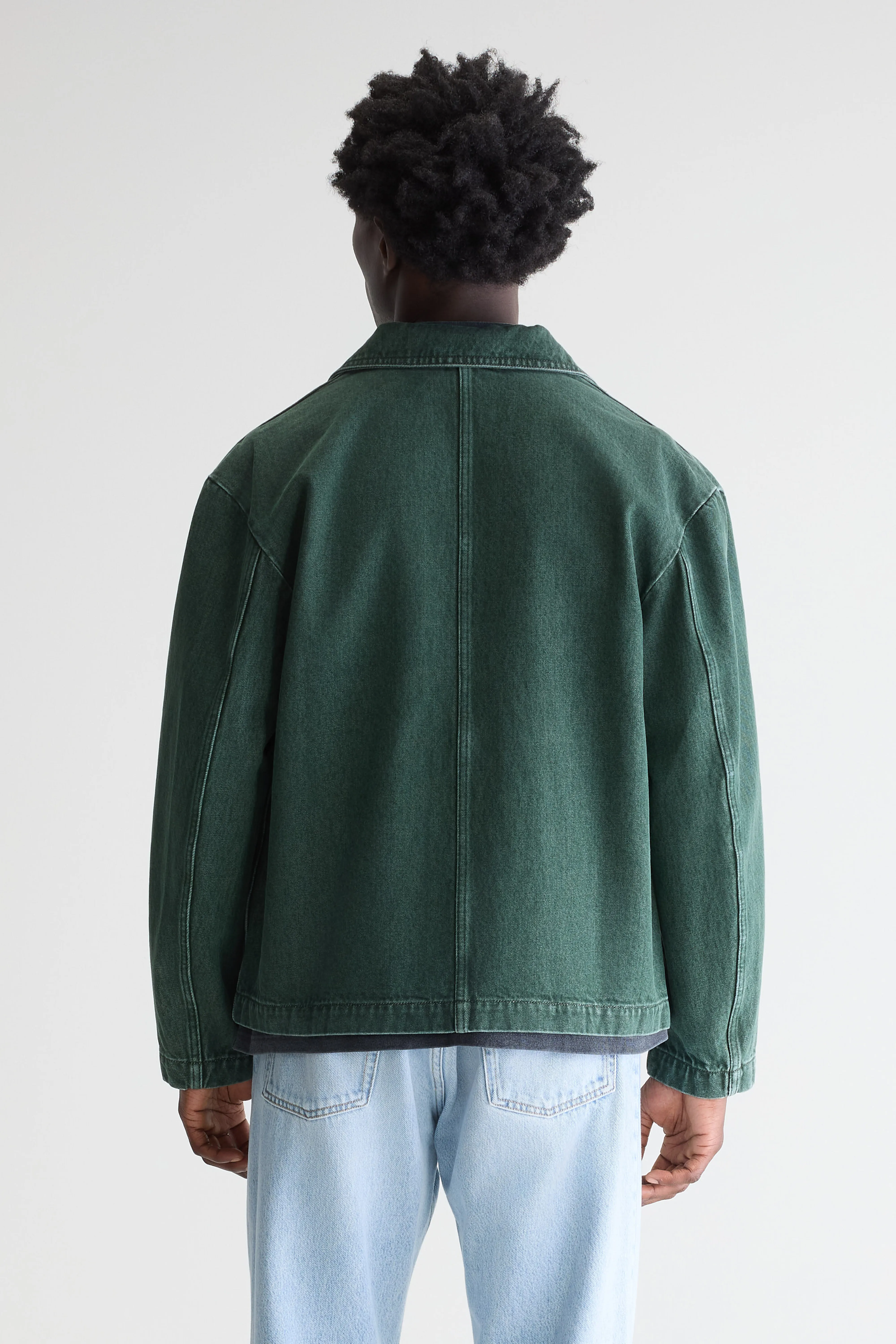 Kadillac denim jacket (261 / M / GREEN USED) - Image 6