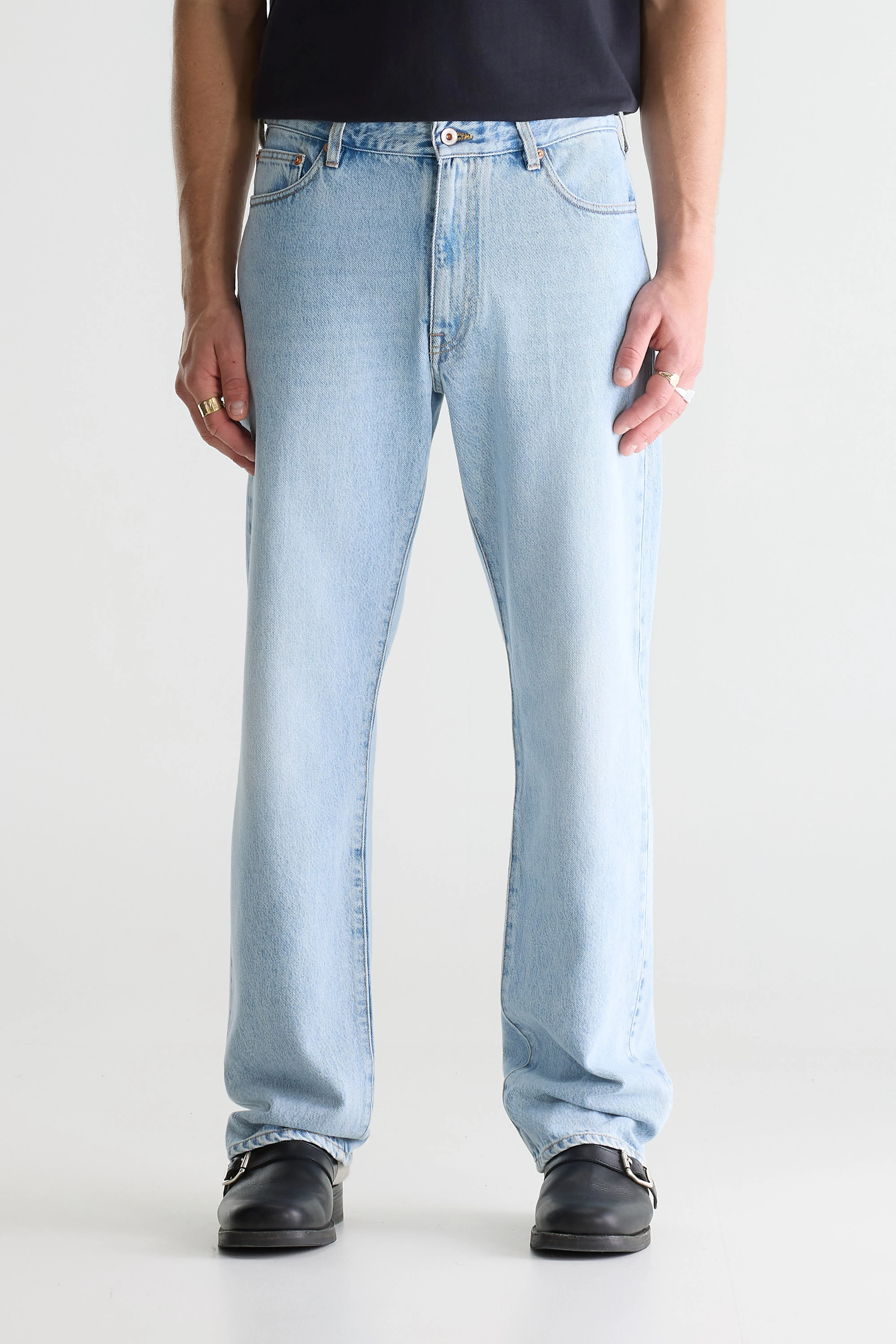 Denim N. 09 - straight jeans (261 / M / USED LT BLUE) - Image 3