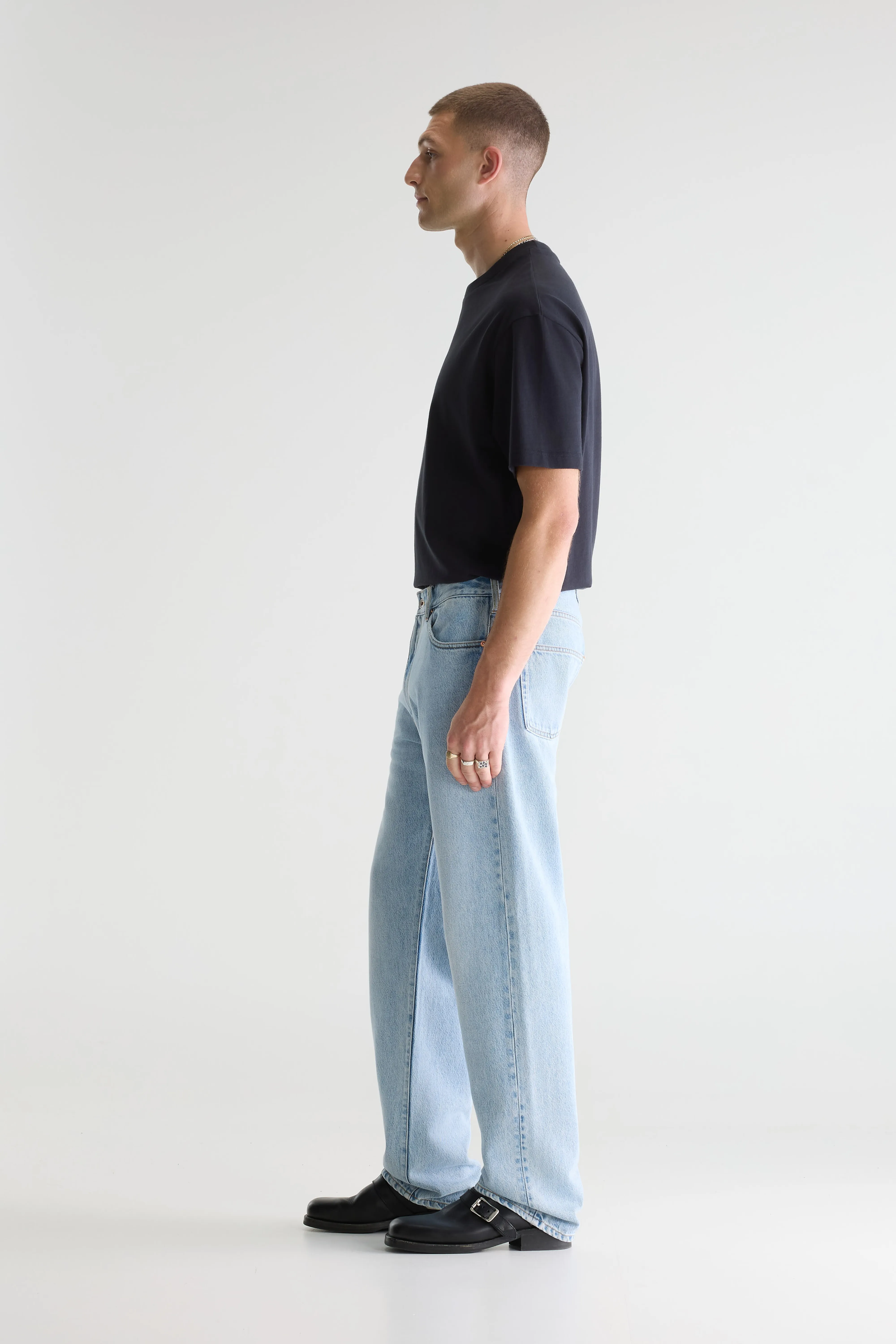 Denim N. 09 - straight jeans (261 / M / USED LT BLUE) - Image 4