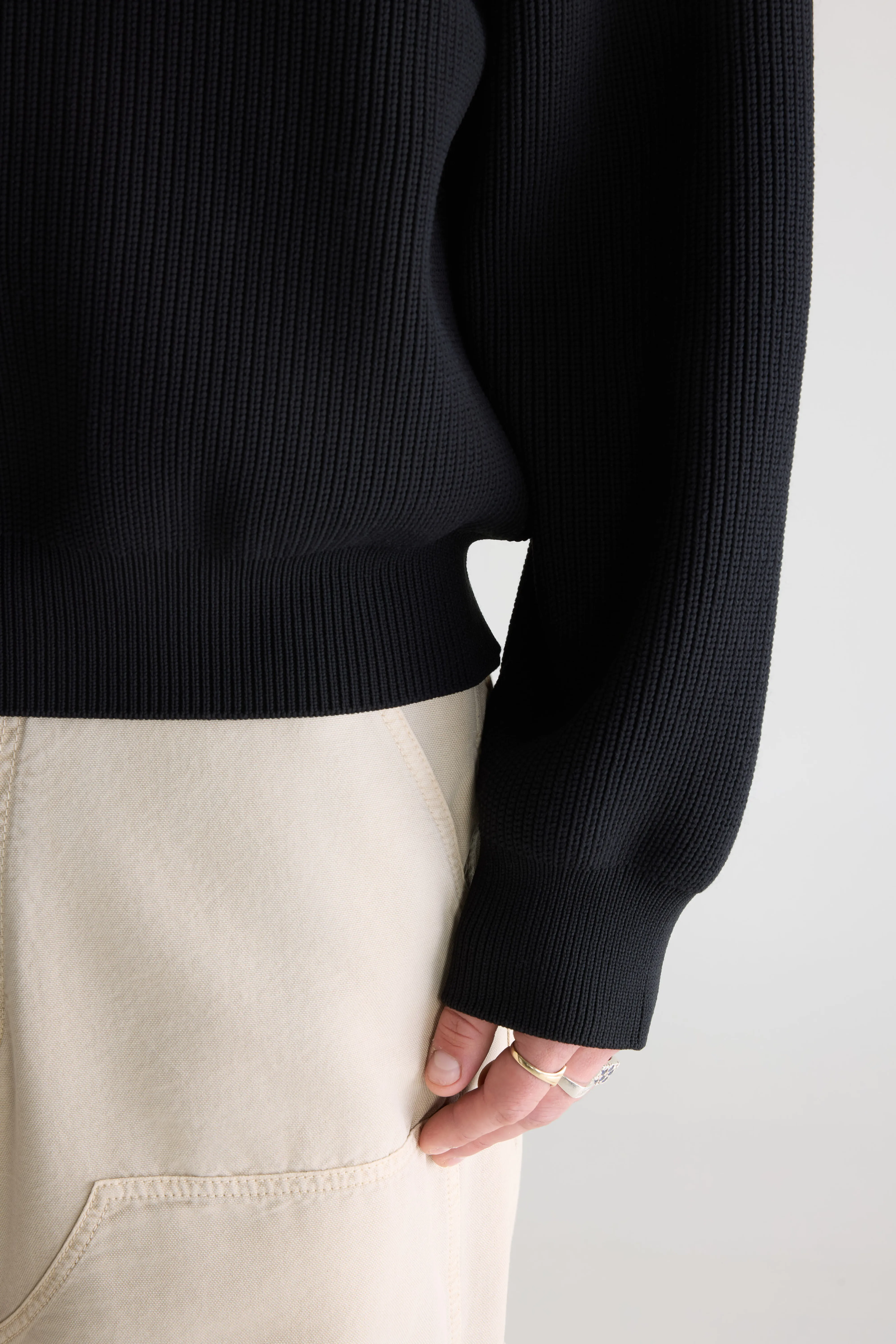 Alyes structured sweater (261 / M / BLACK) - Image 5