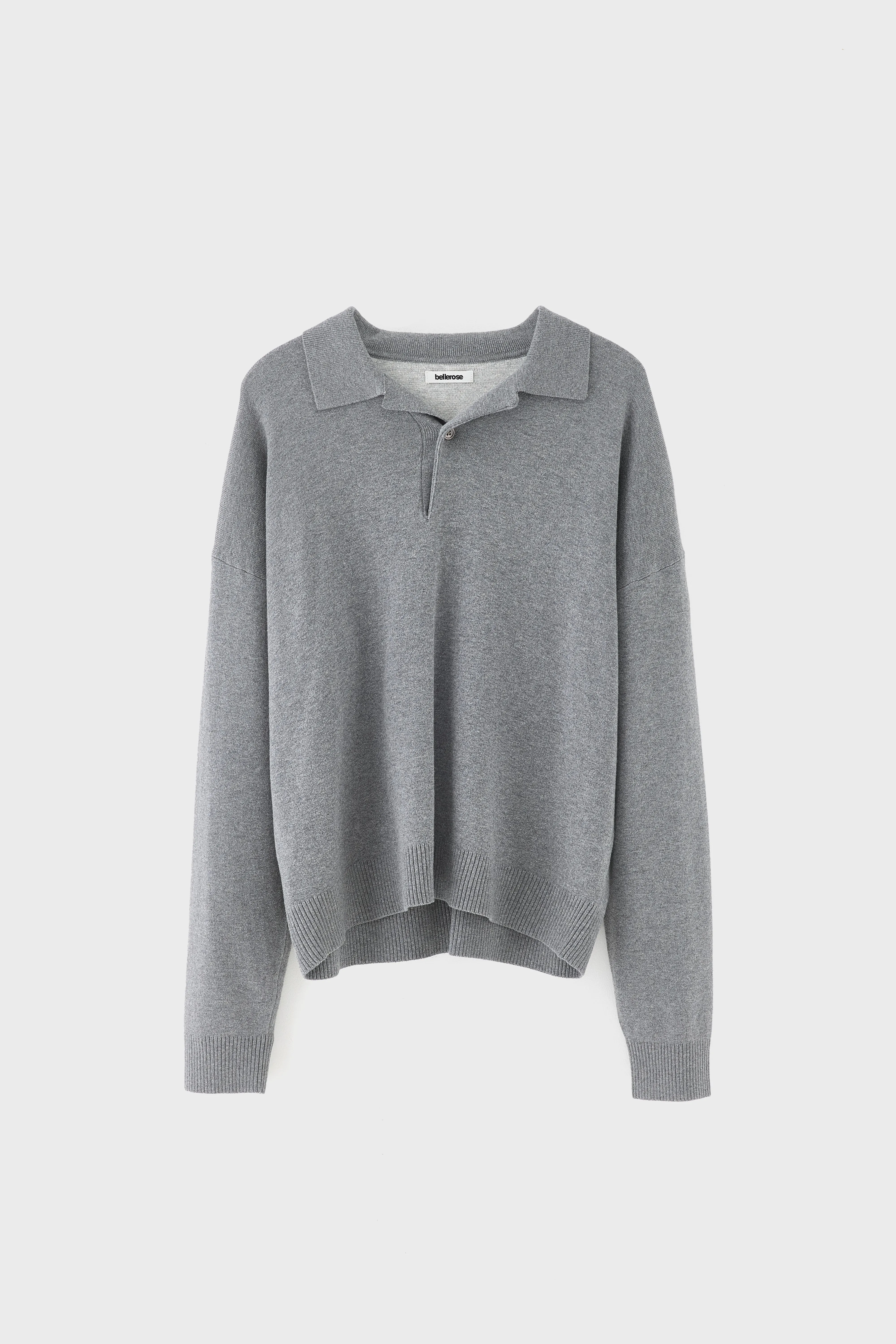 Geobo polo neck sweater (261 / M / MID GREY) - Image 7