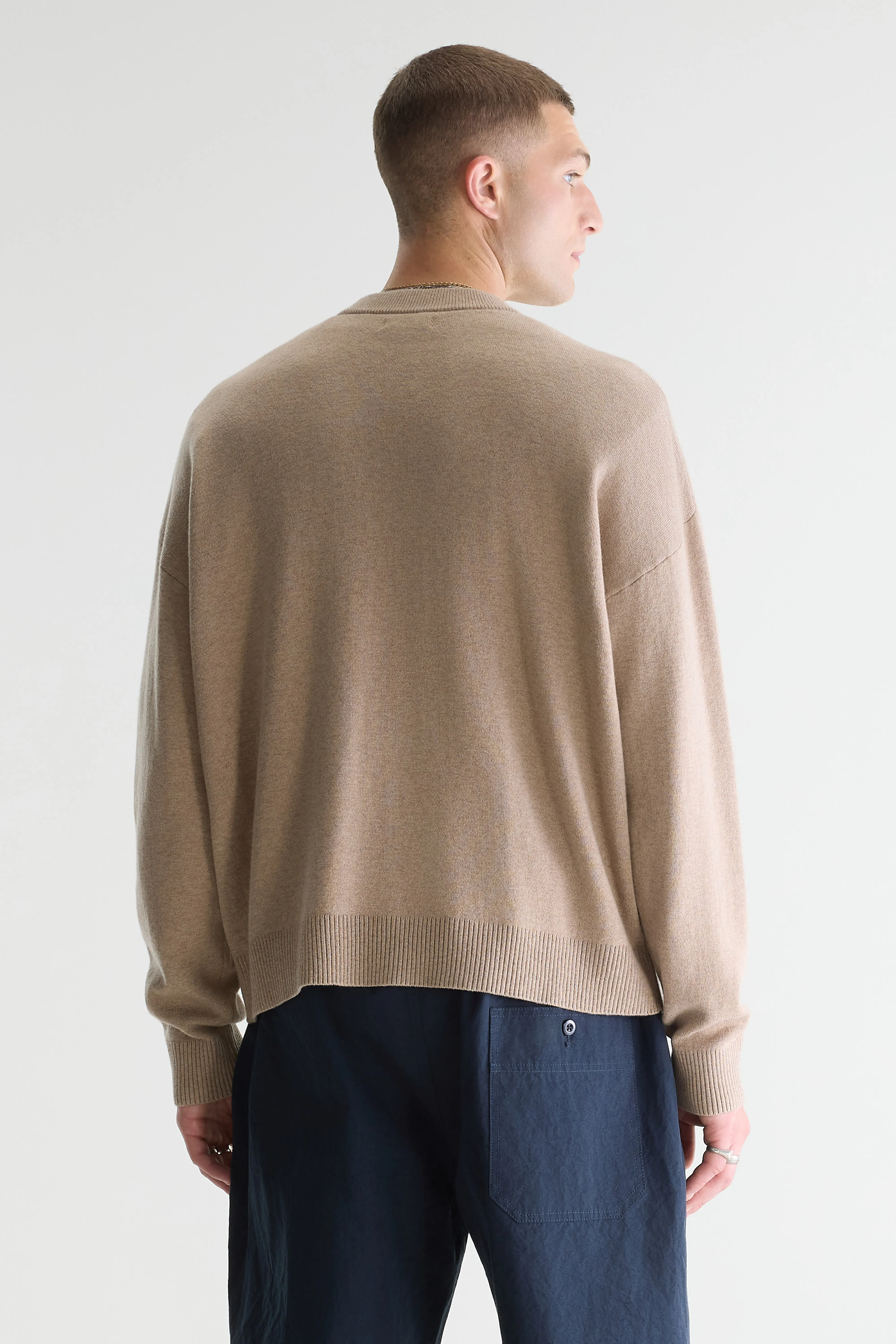 Geolem crewneck sweater  (261 / M / CHINO) - Image 6