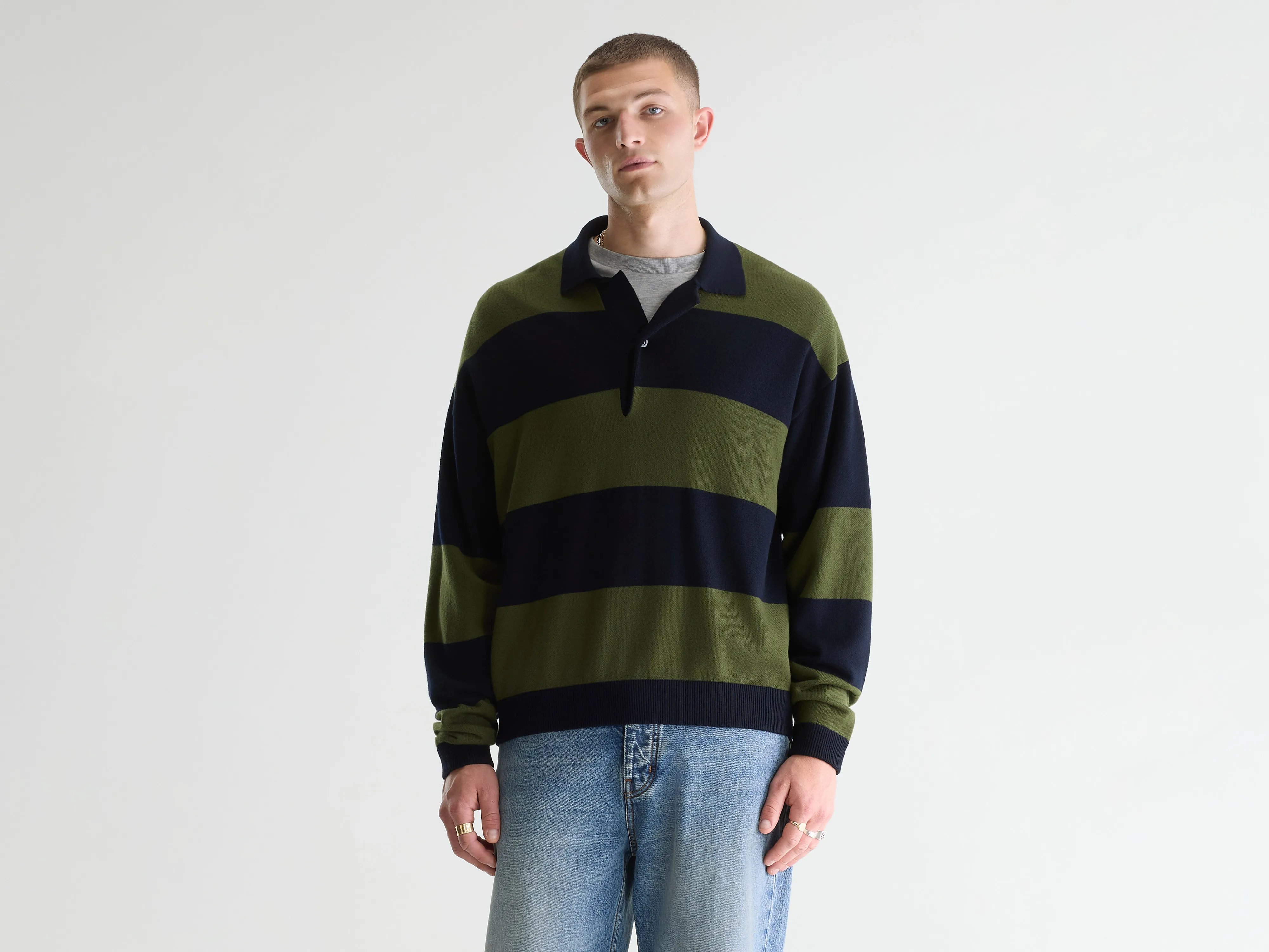 Siaze striped polo (261 / M / STRIPE B)