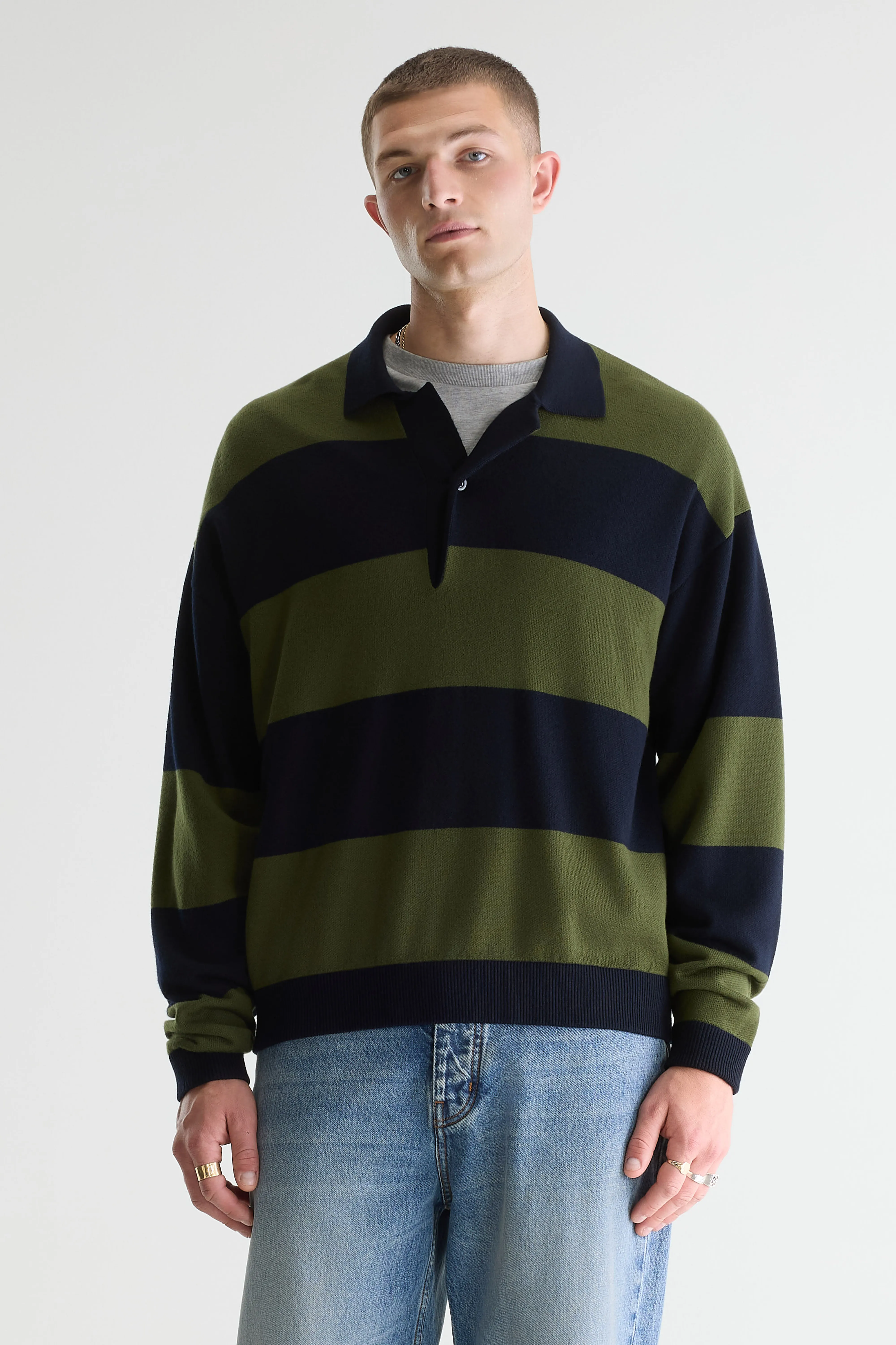 Siaze striped polo (261 / M / STRIPE B) - Image 2