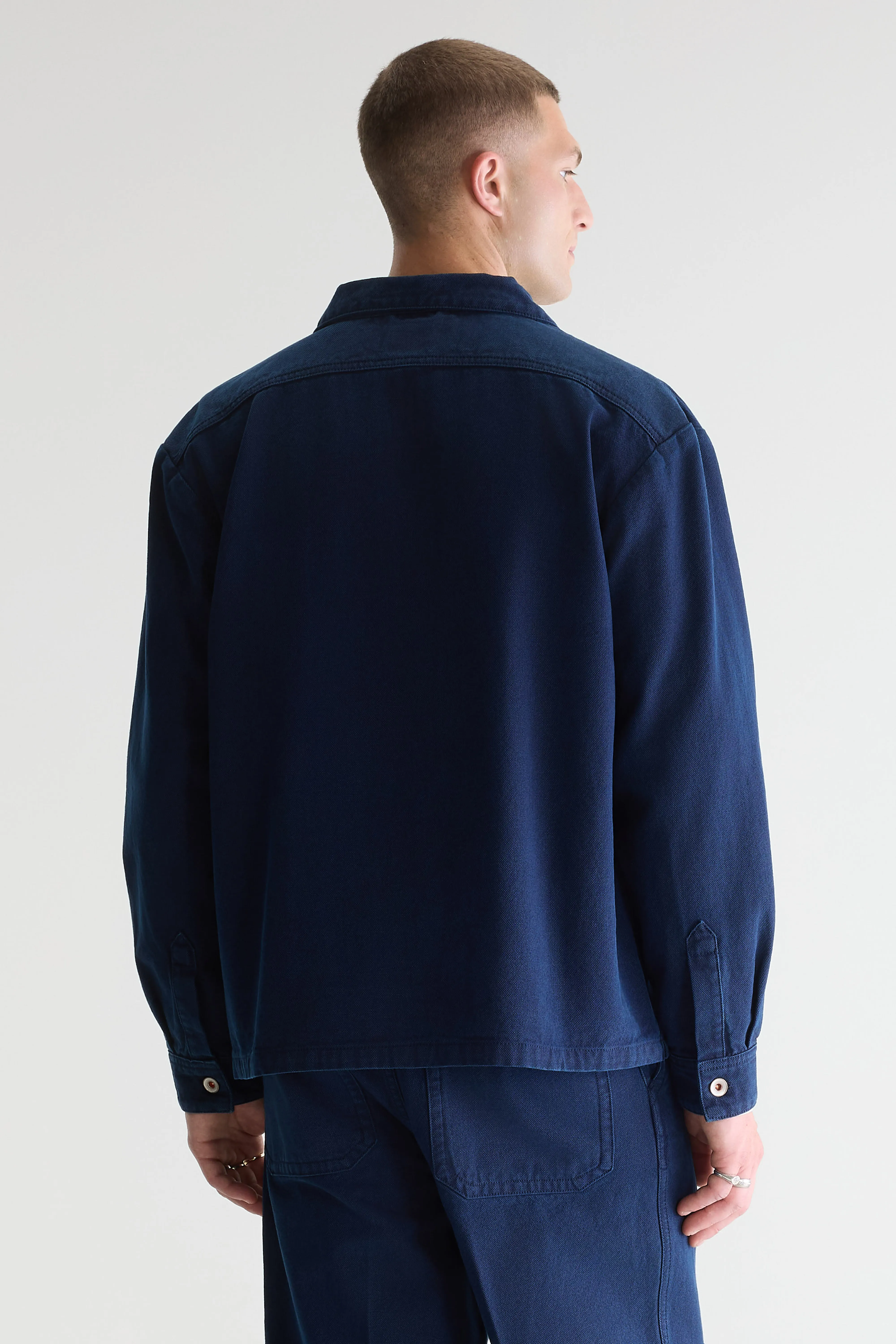 Goney denim overshirt  (261 / M / INDIGO) - Image 6