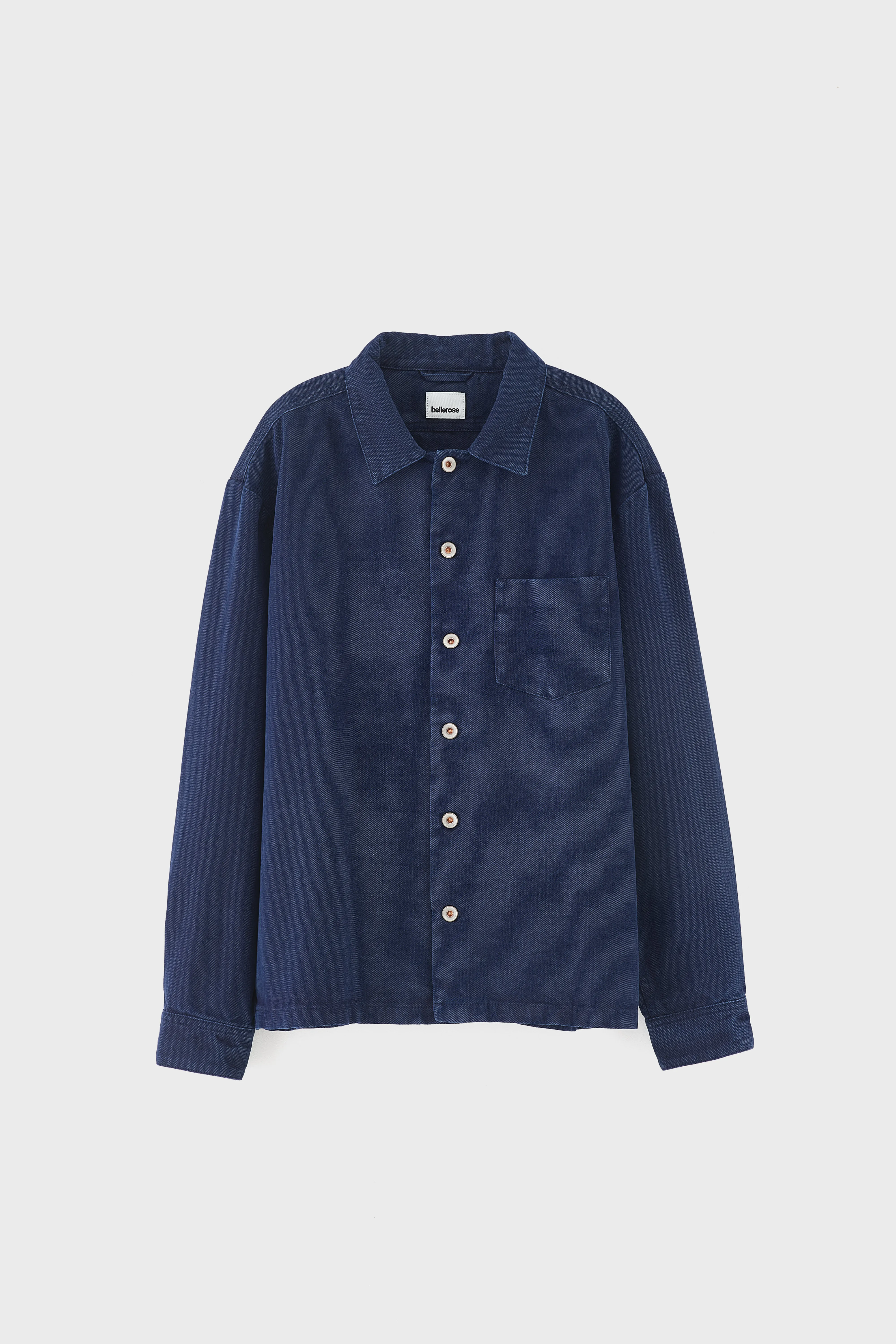 Goney denim overshirt  (261 / M / INDIGO) - Image 7