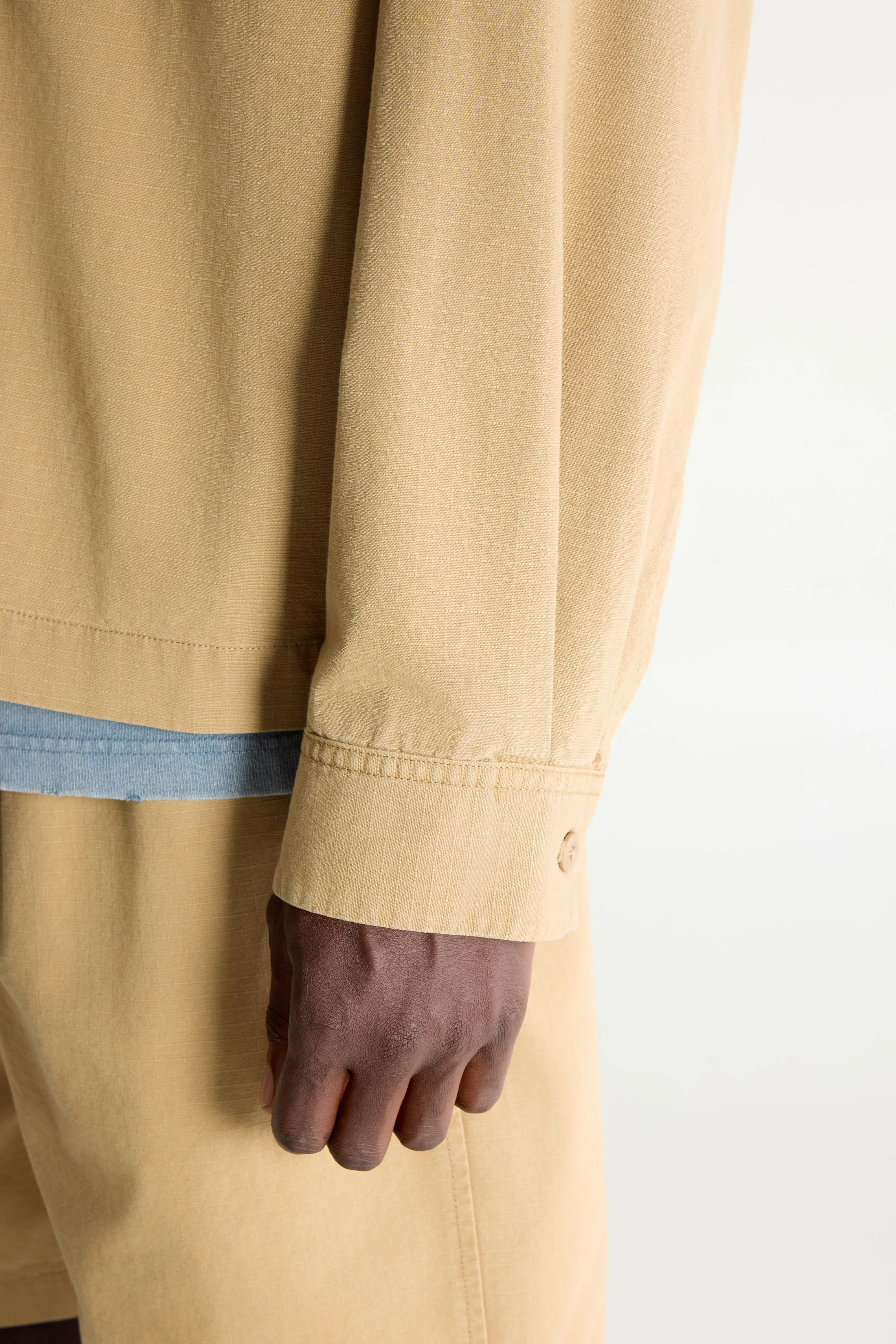 Plover work-wear overshirt (261 / M / CLAY) - Image 5