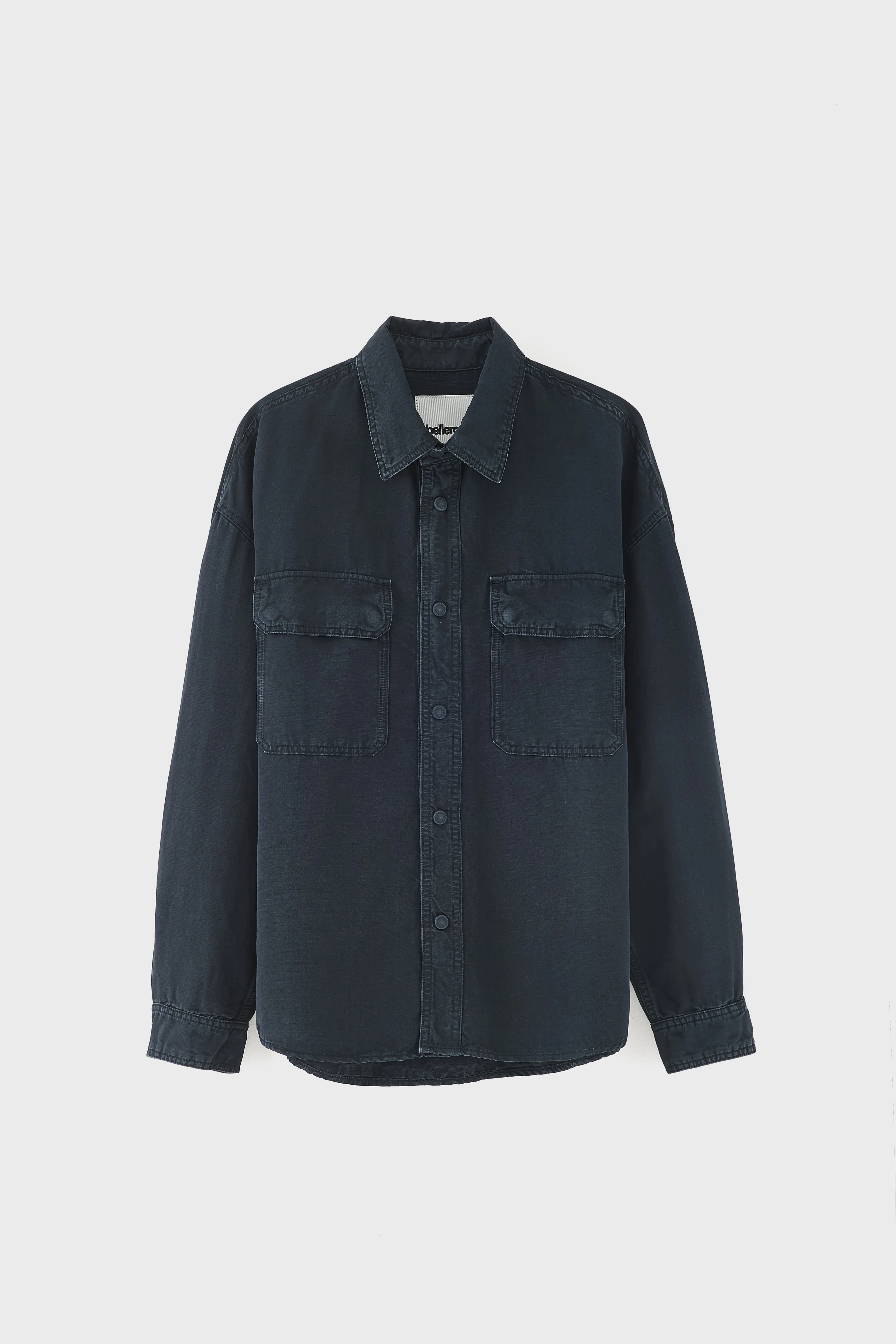 Poach relaxed overshirt (261 / M / JET SET) - Image 7