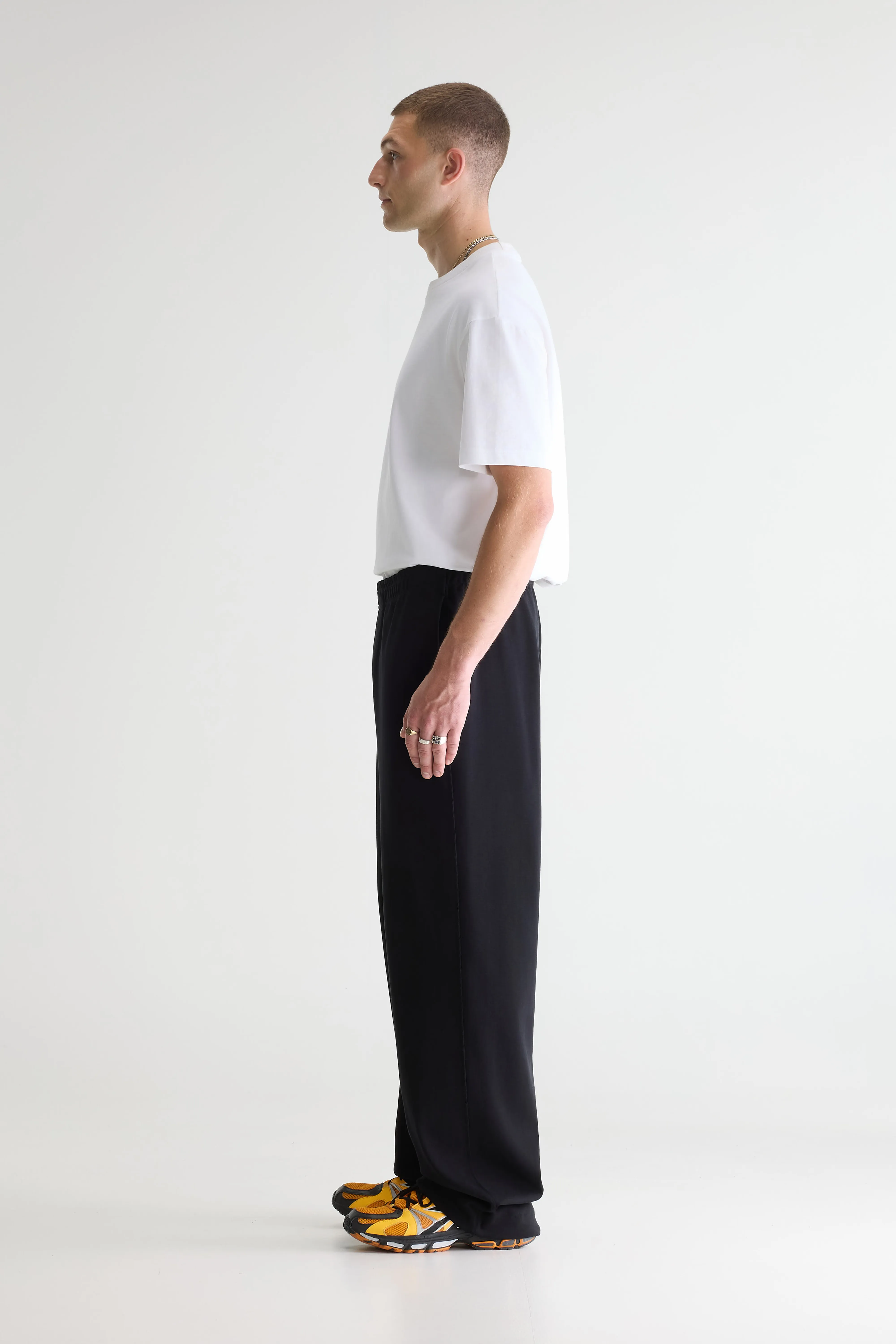 Flown wide jogging pants (261 / M / BLACK) - Image 4