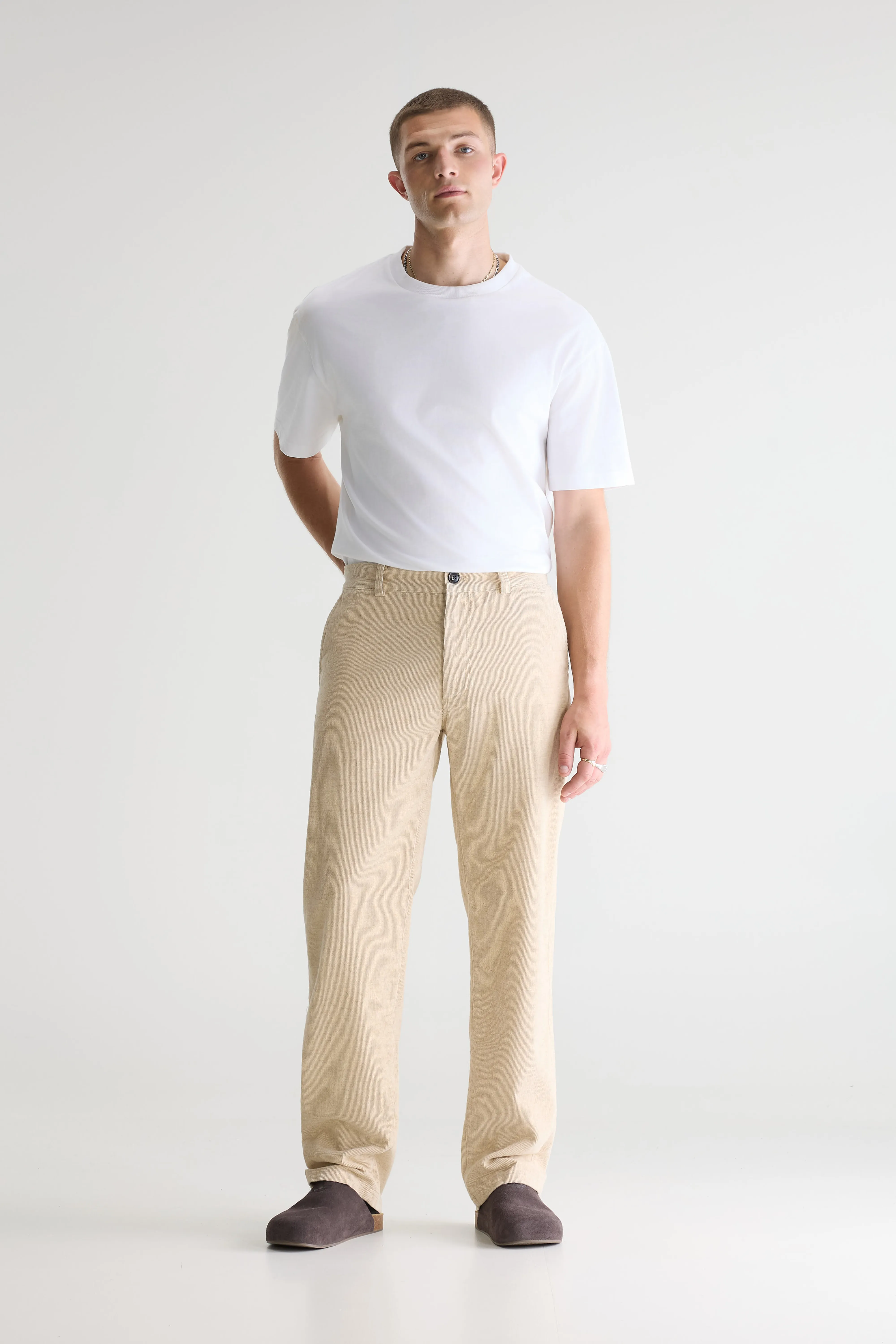 Jagger corduroy chino trousers (261 / M / CALCAIRE) - Image 2