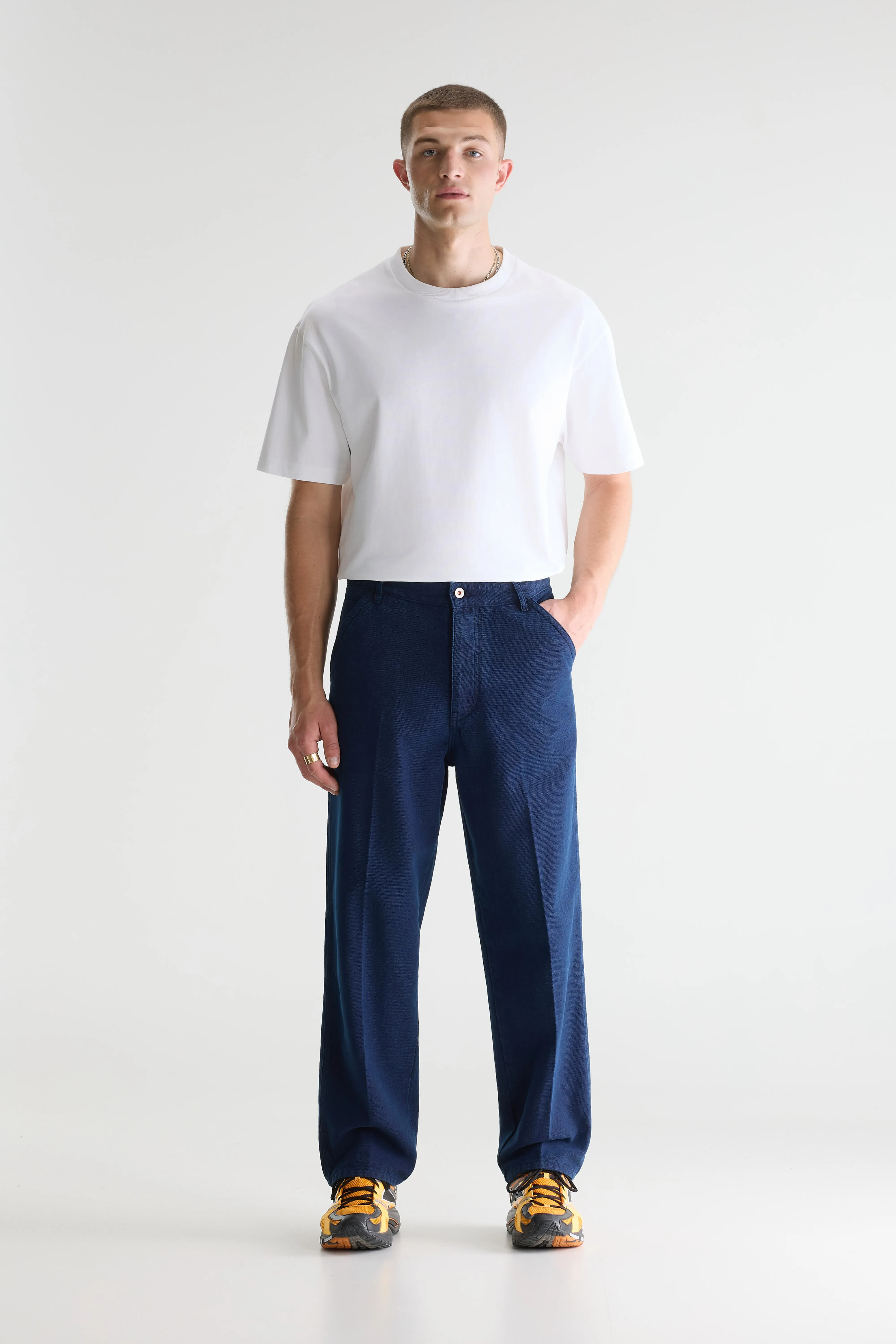 Prior relaxed trousers (261 / M / INDIGO) - Image 2