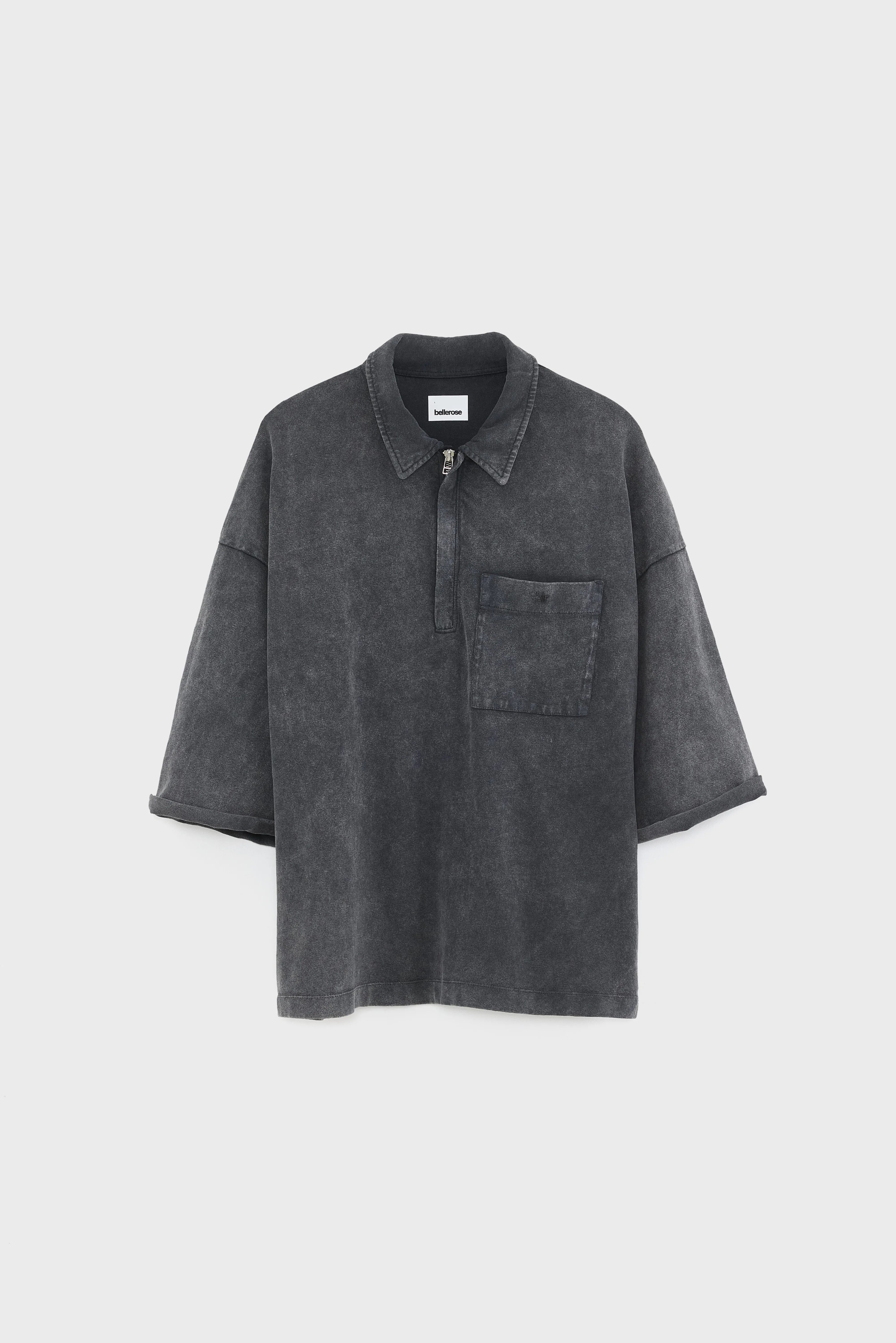 Felly zipped polo (261 / M / BLACK BLUE) - Image 7
