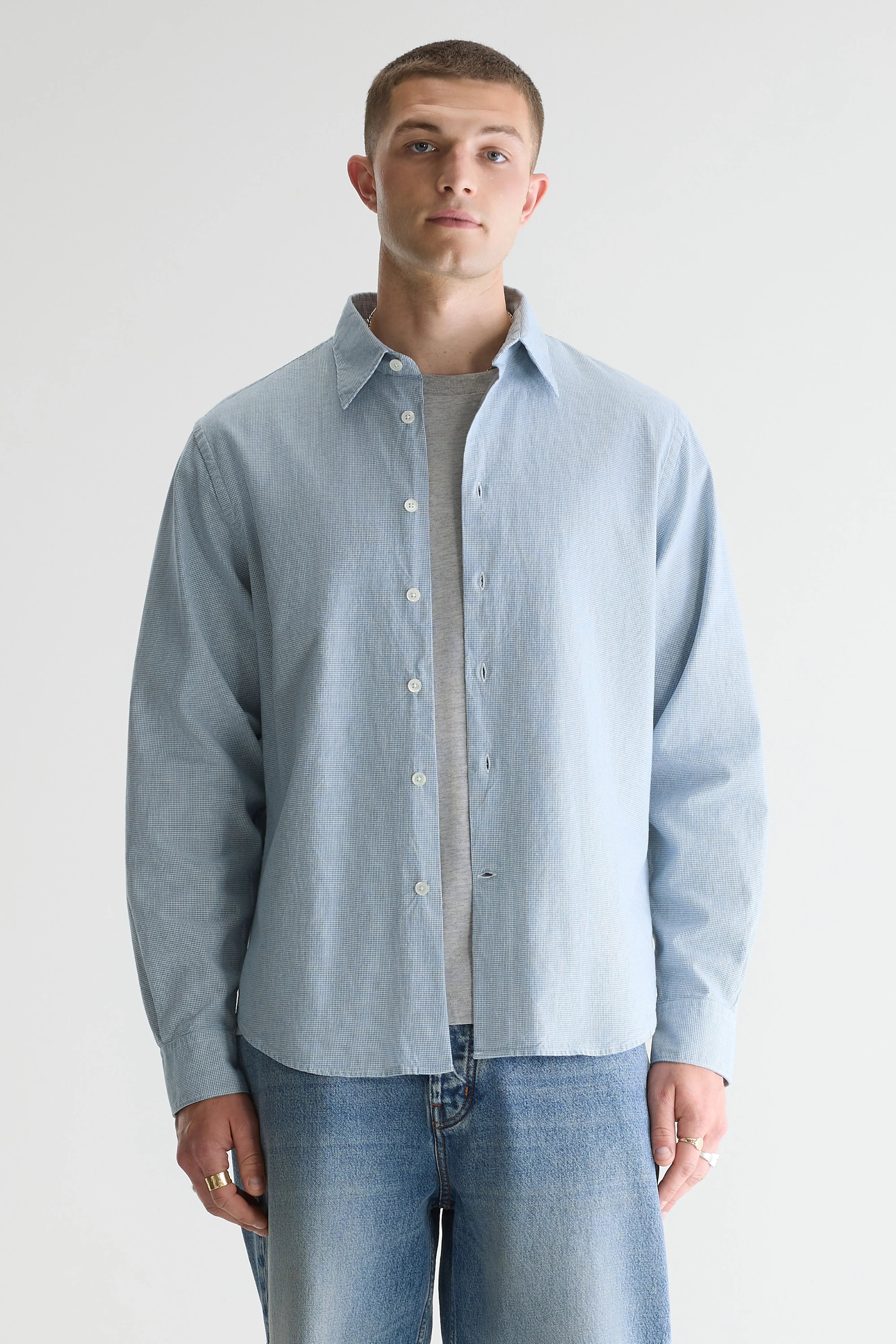 Franklin regular shirt (261 / M / CHECK A) - Image 3