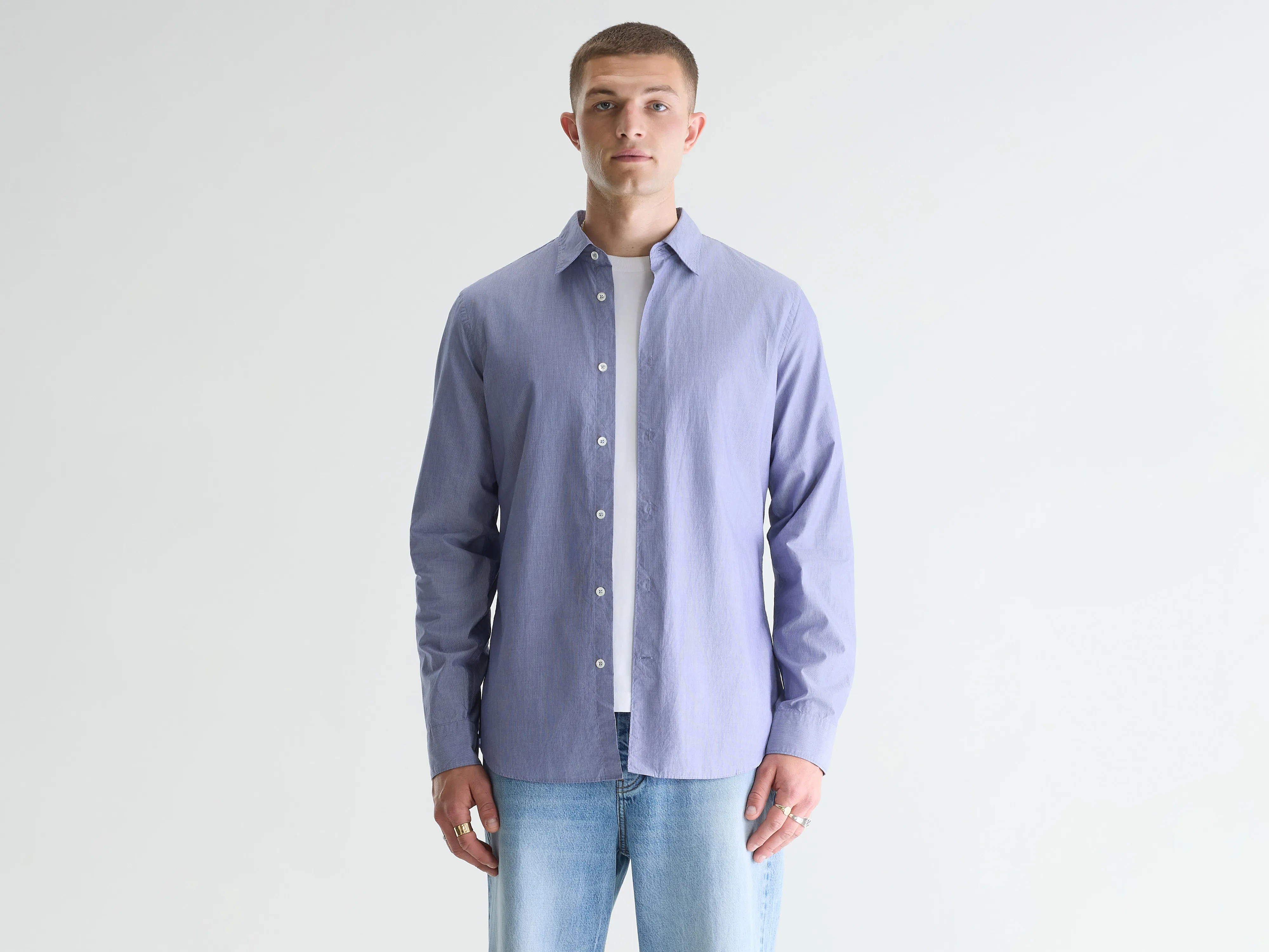 Gabe slim shirt (261 / M / STRIPE F)