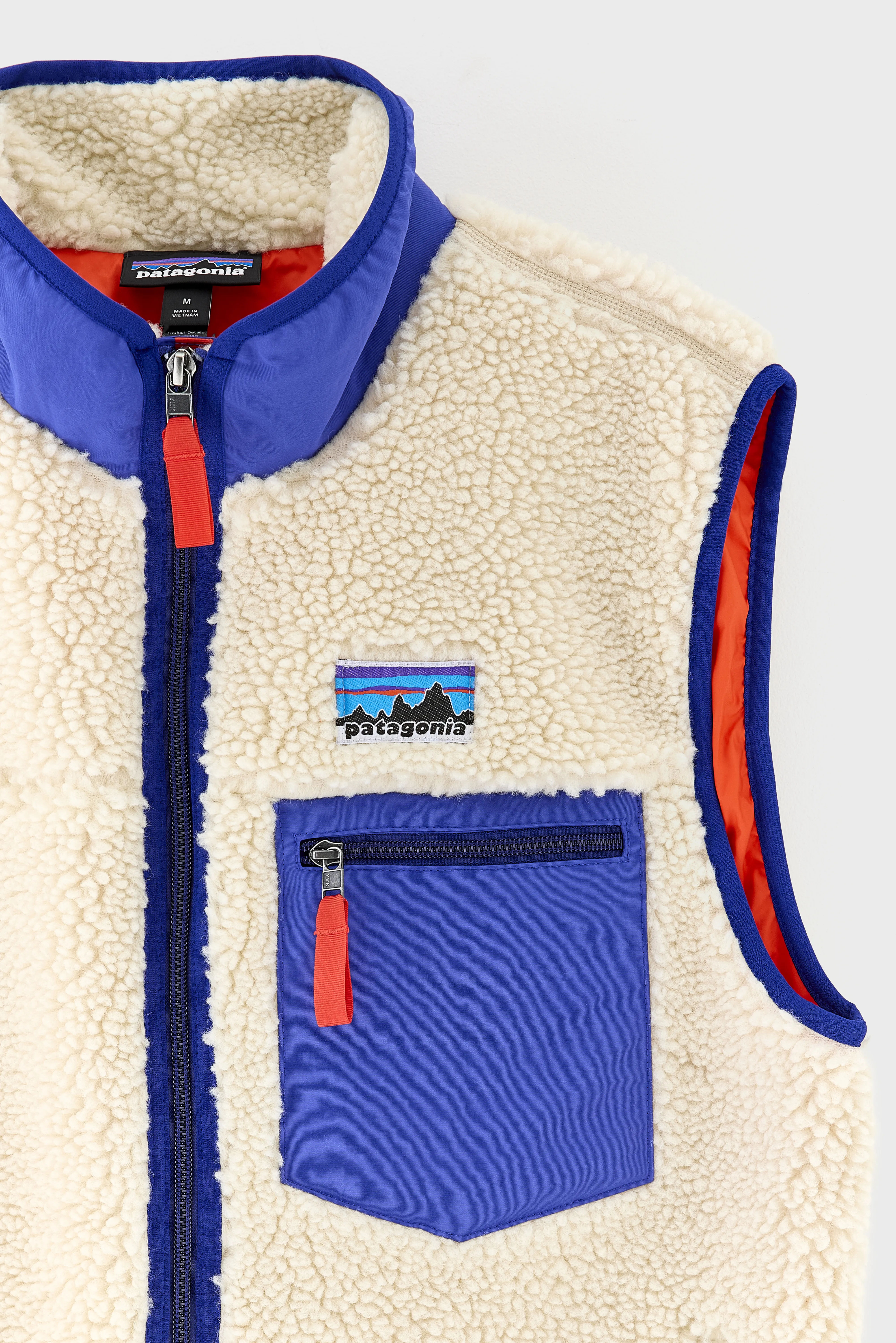 Men's Classic Retro-X Fleece Vest  (252 / M / BEIGE) - Image 3