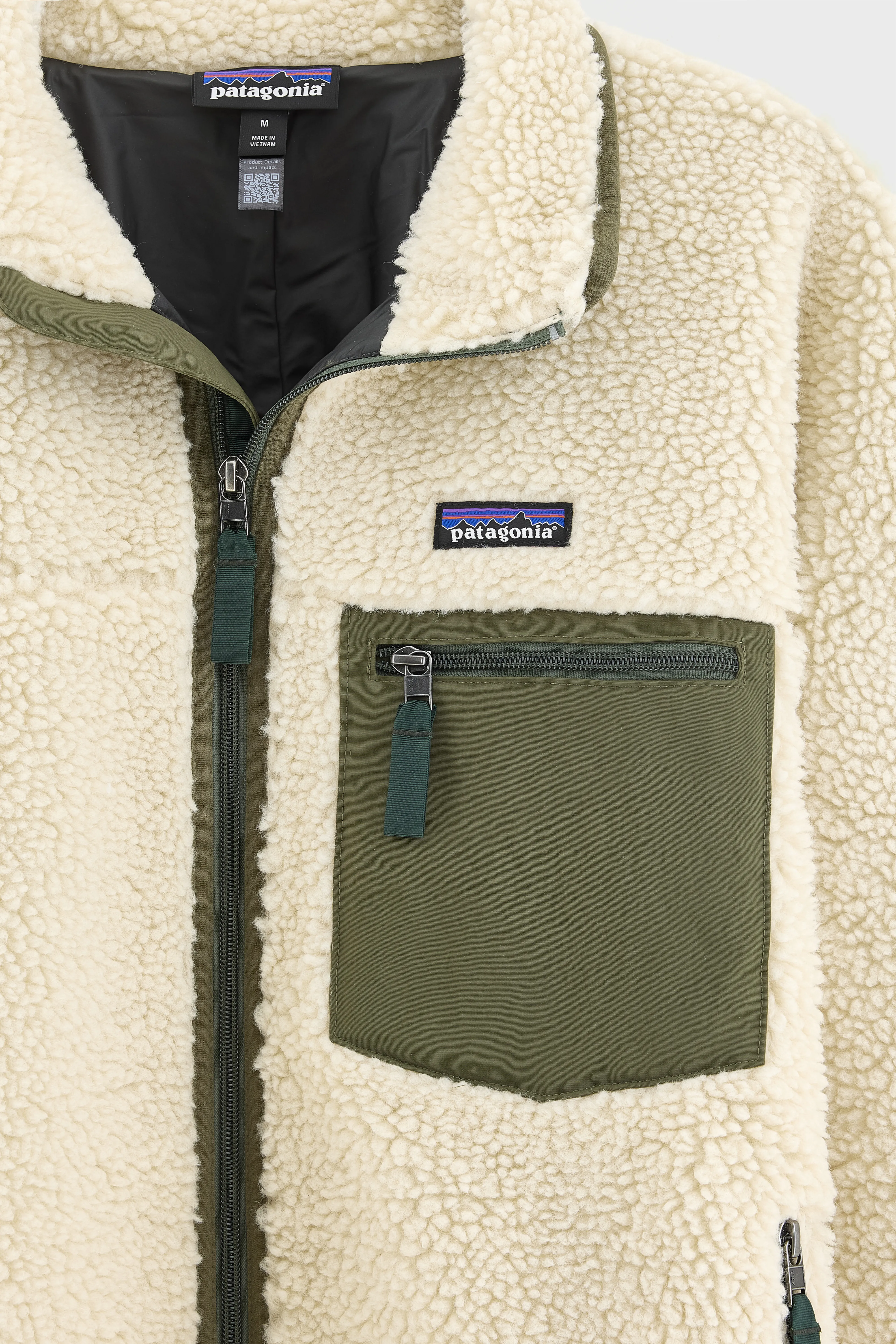 Men's Classic Retro-X Fleece Jacket  (252 / M / BEIGE) - Image 3