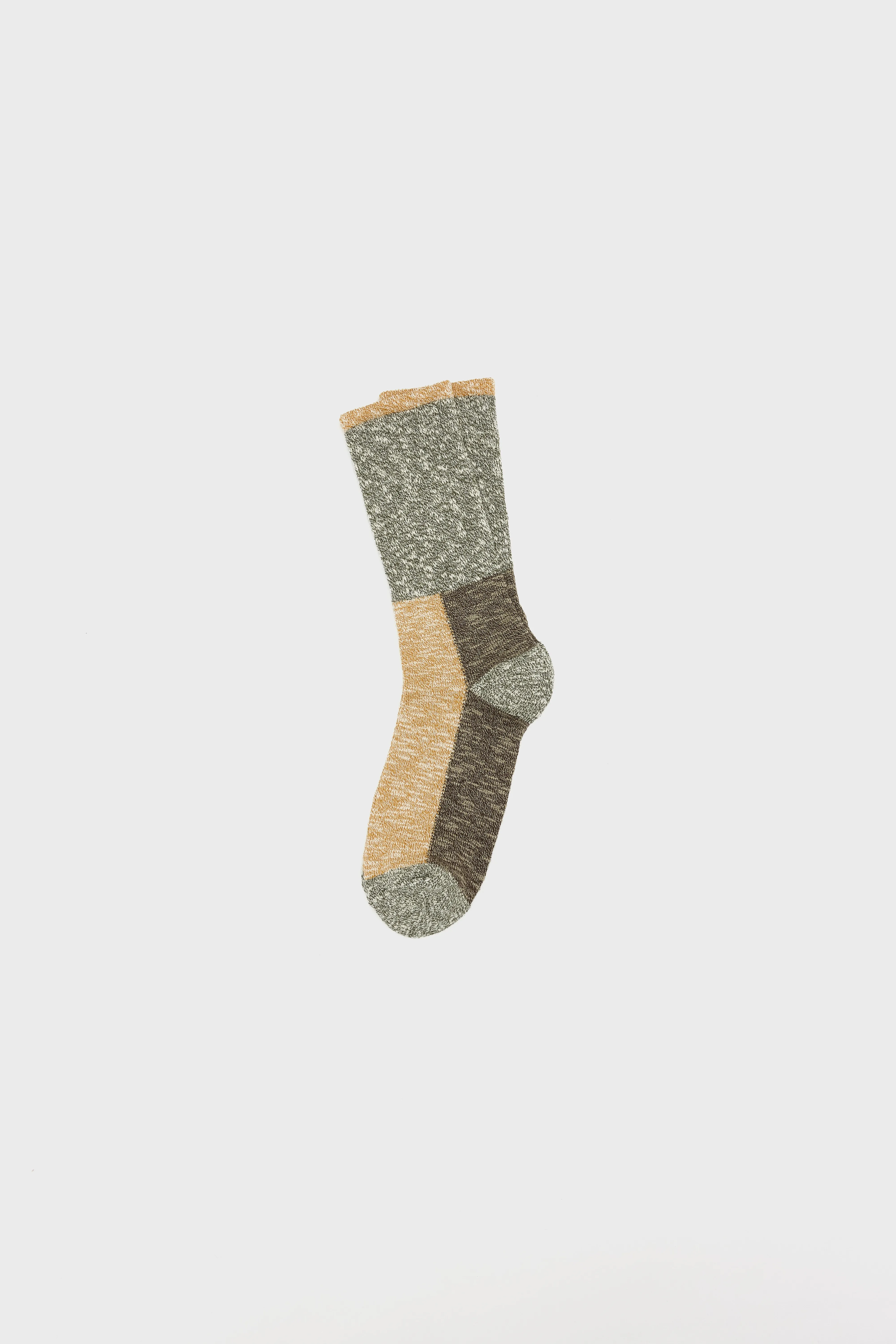 Biffi mid-length socks (261 / M / DUSTY OLIVE) - Image 2