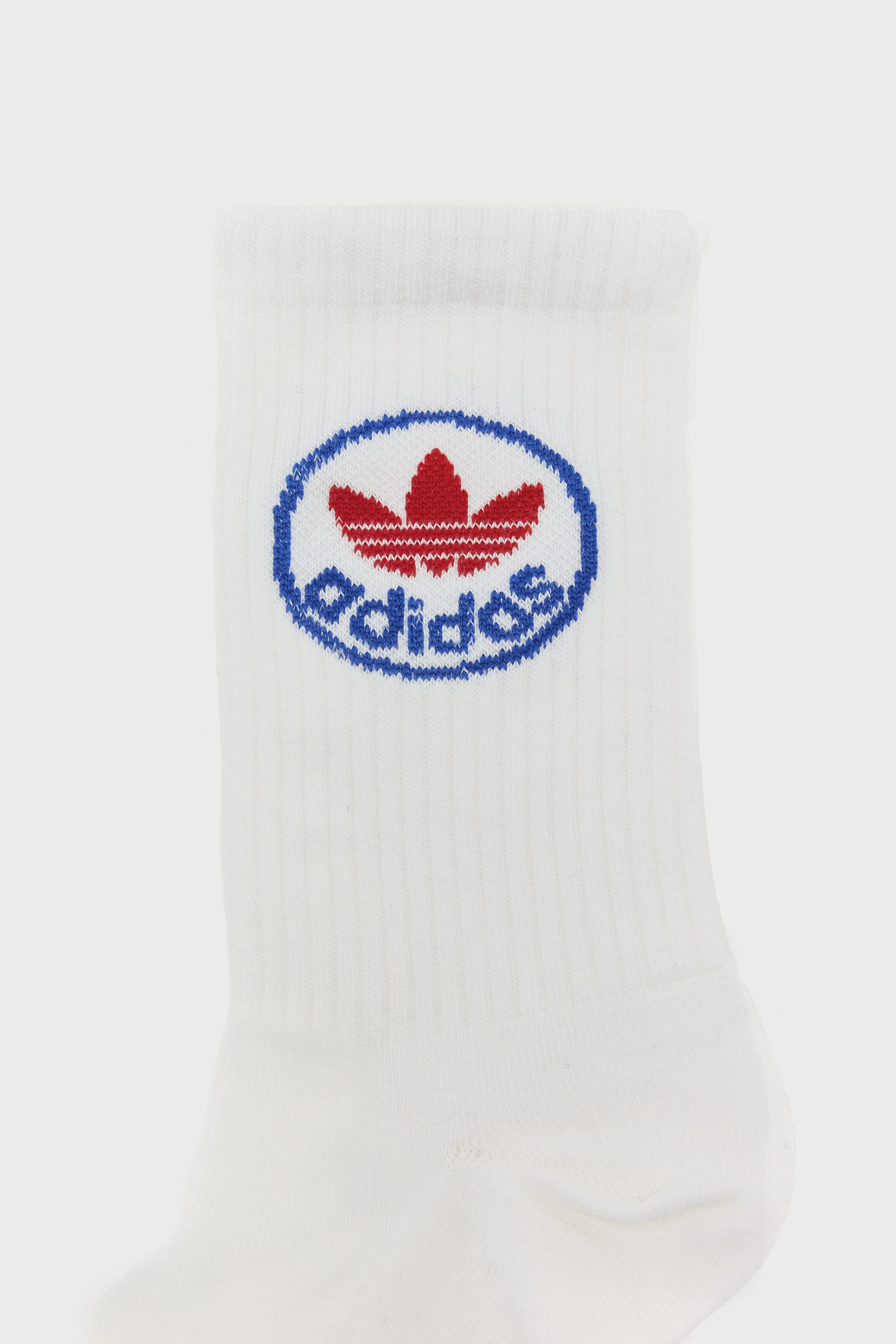 Trefoil Crew Socks for Men (261 / M / BLACK/WHITE) - Image 4