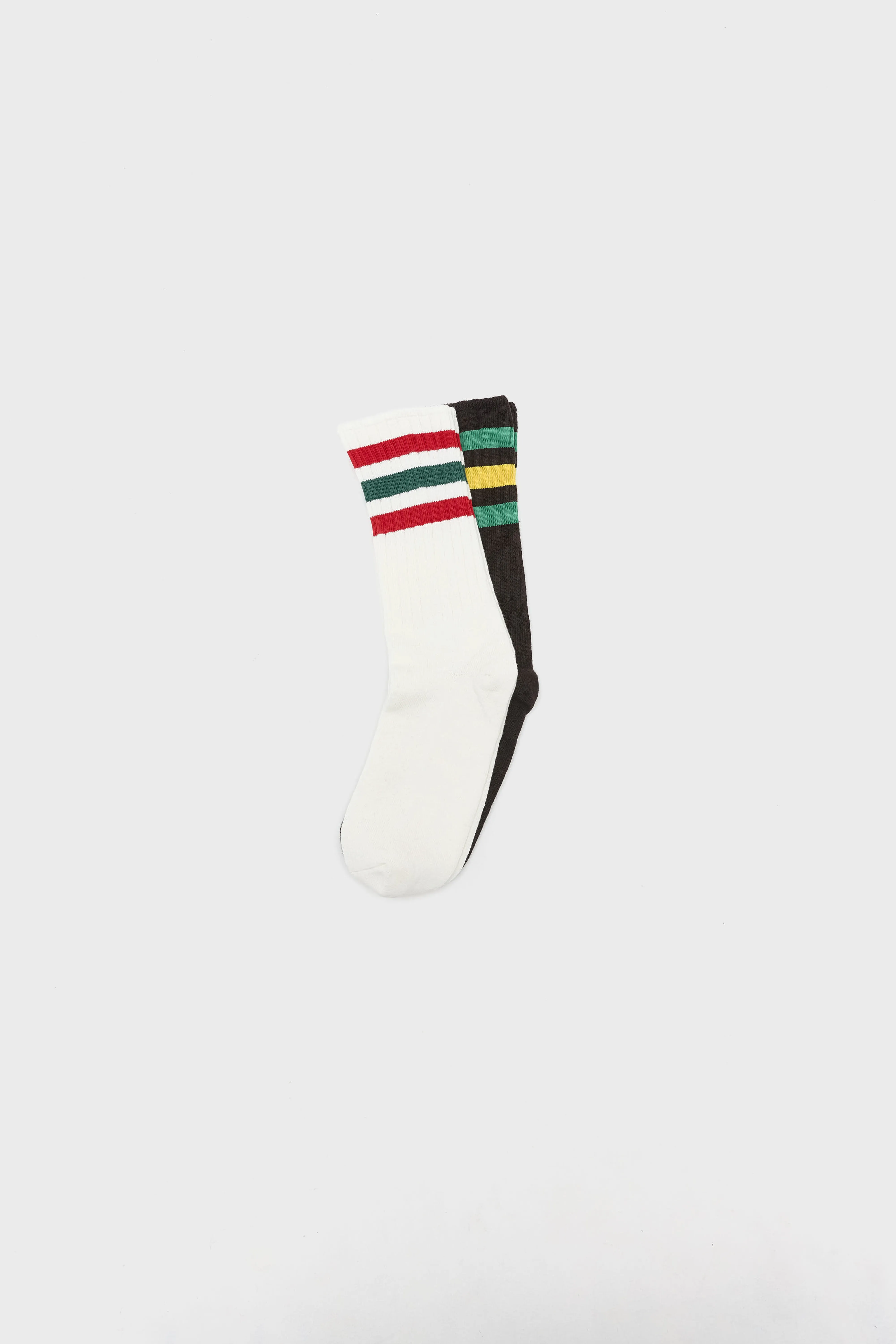 Ribbed Crew Socks for Men (261 / M / MULTICOLOR) - Image 2