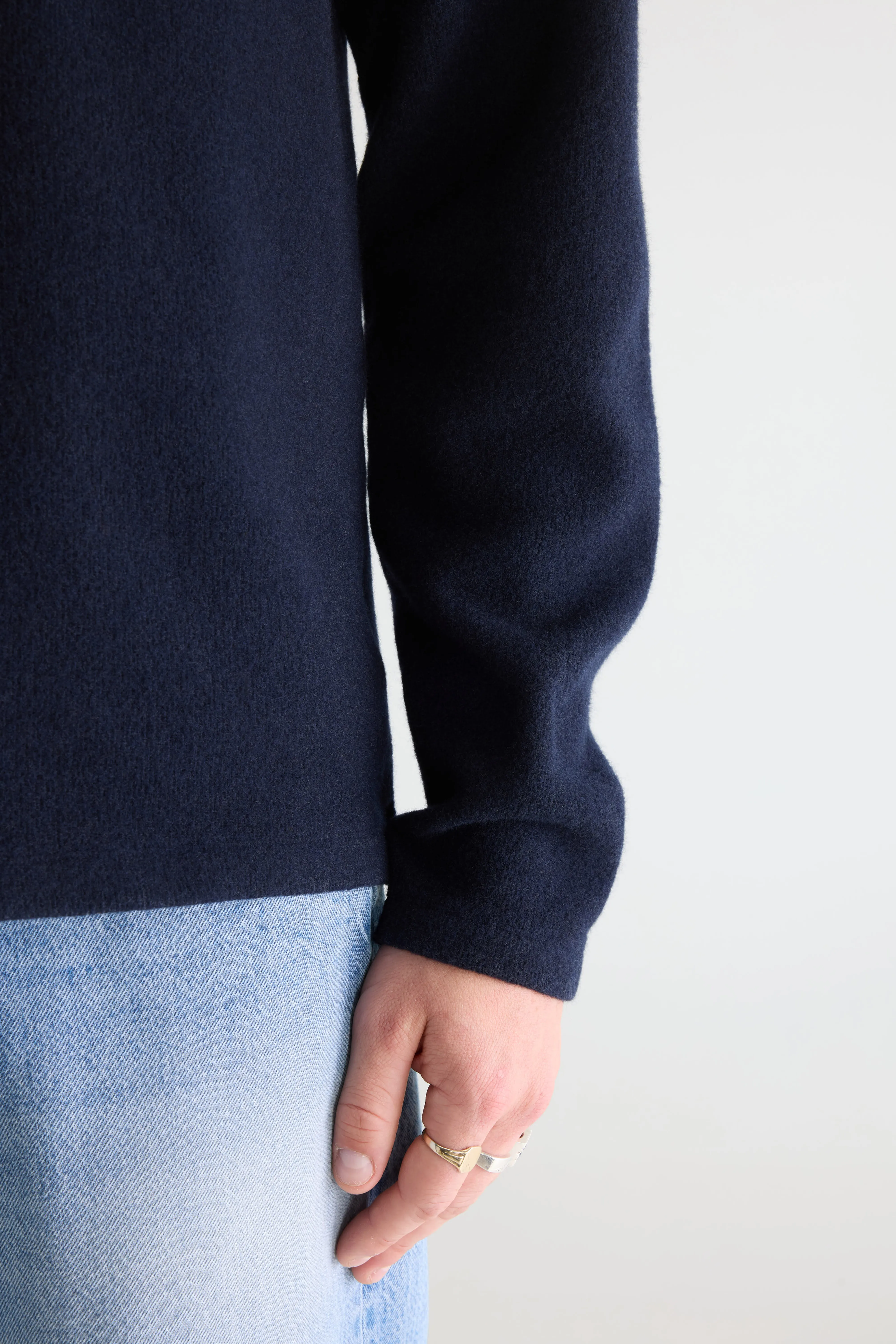 Velo navy blue crewneck sweatshirt (251 / M / COMBO C) - Image 6