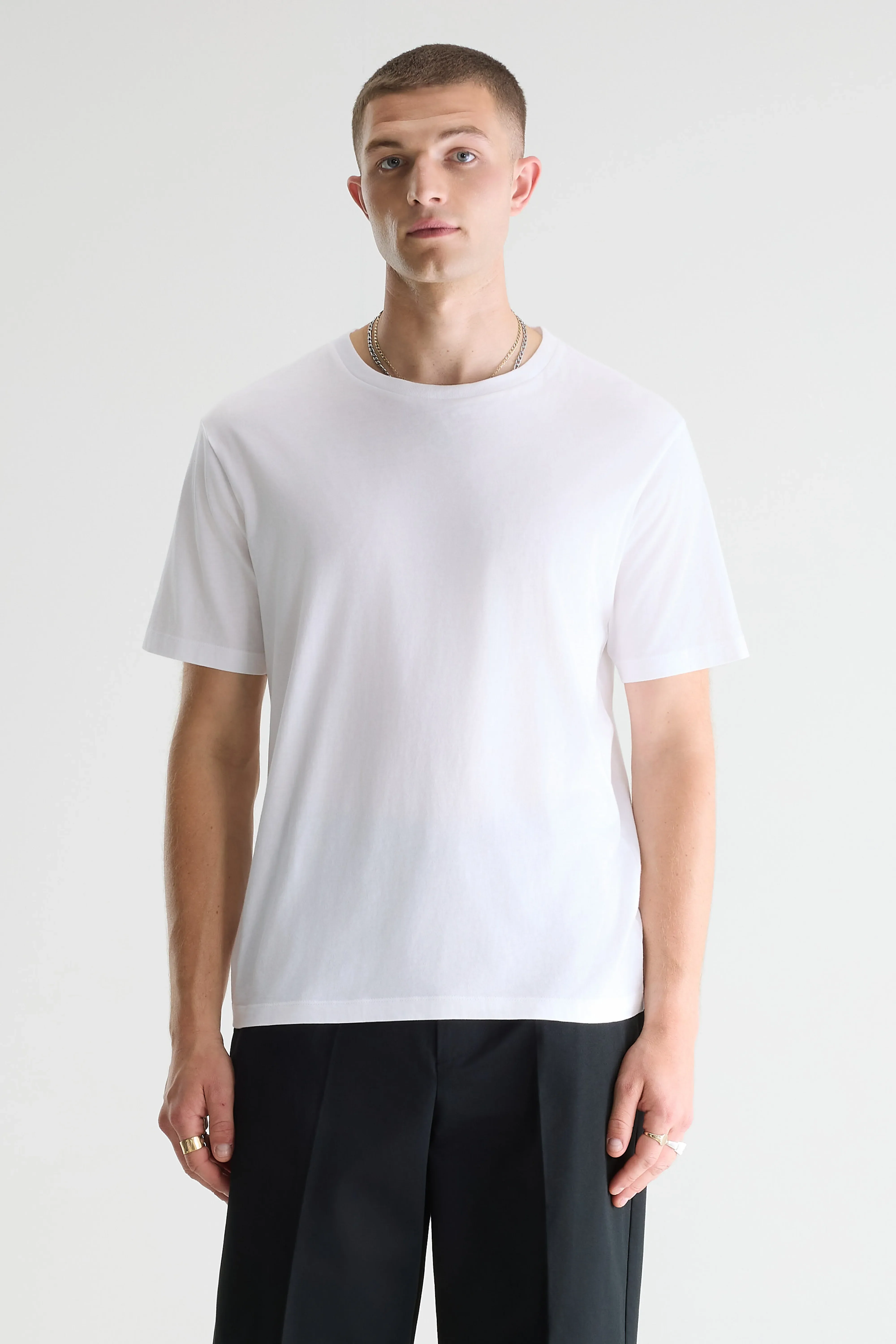 Vinx white short-sleeve T-shirt (252 / M / WHITE) - Image 2