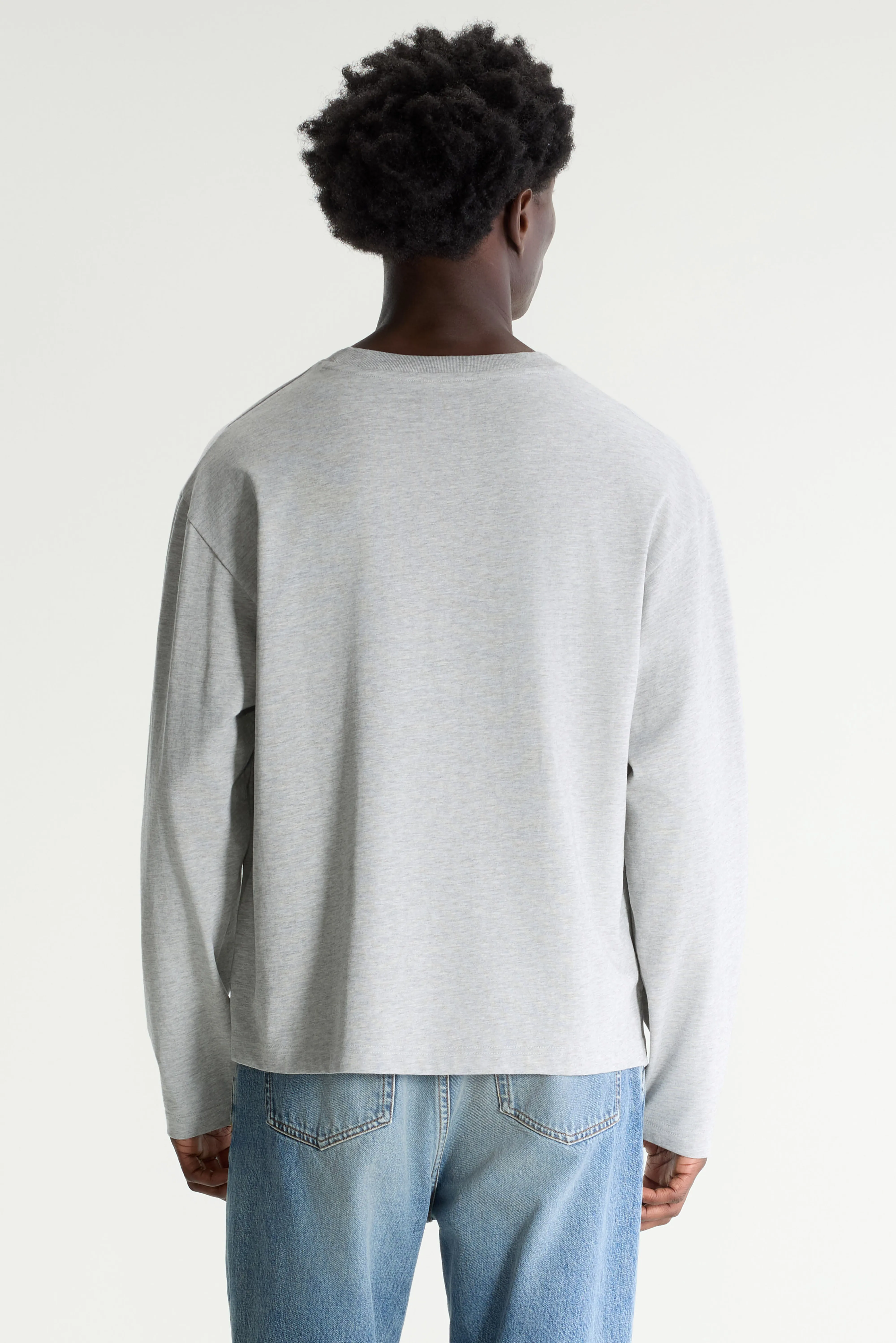 Vlugi long-sleeve t-shirt (261 / M / H. GREY) - Image 5