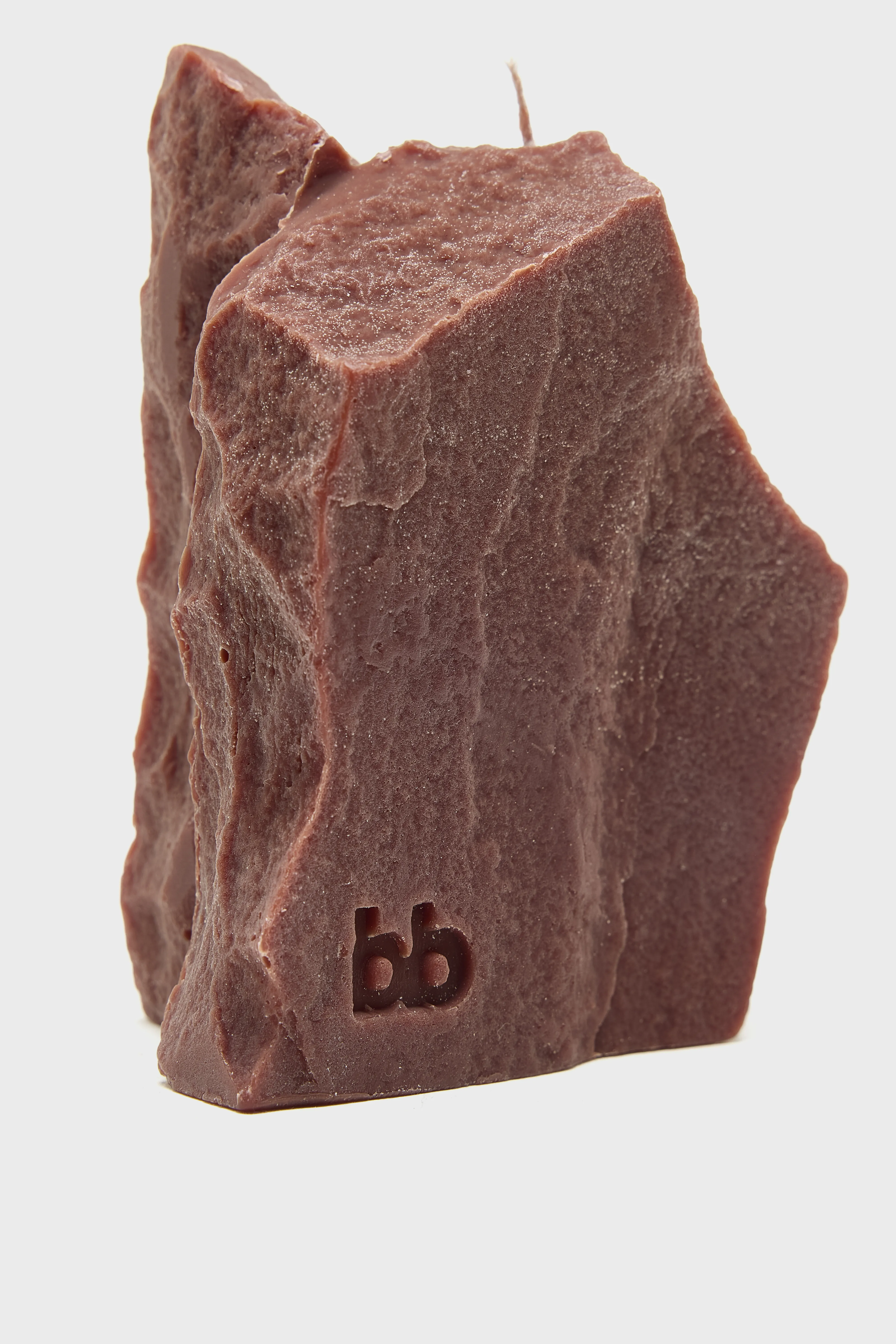 Red stone candle (261 / U / BURGUNDY) - Image 3