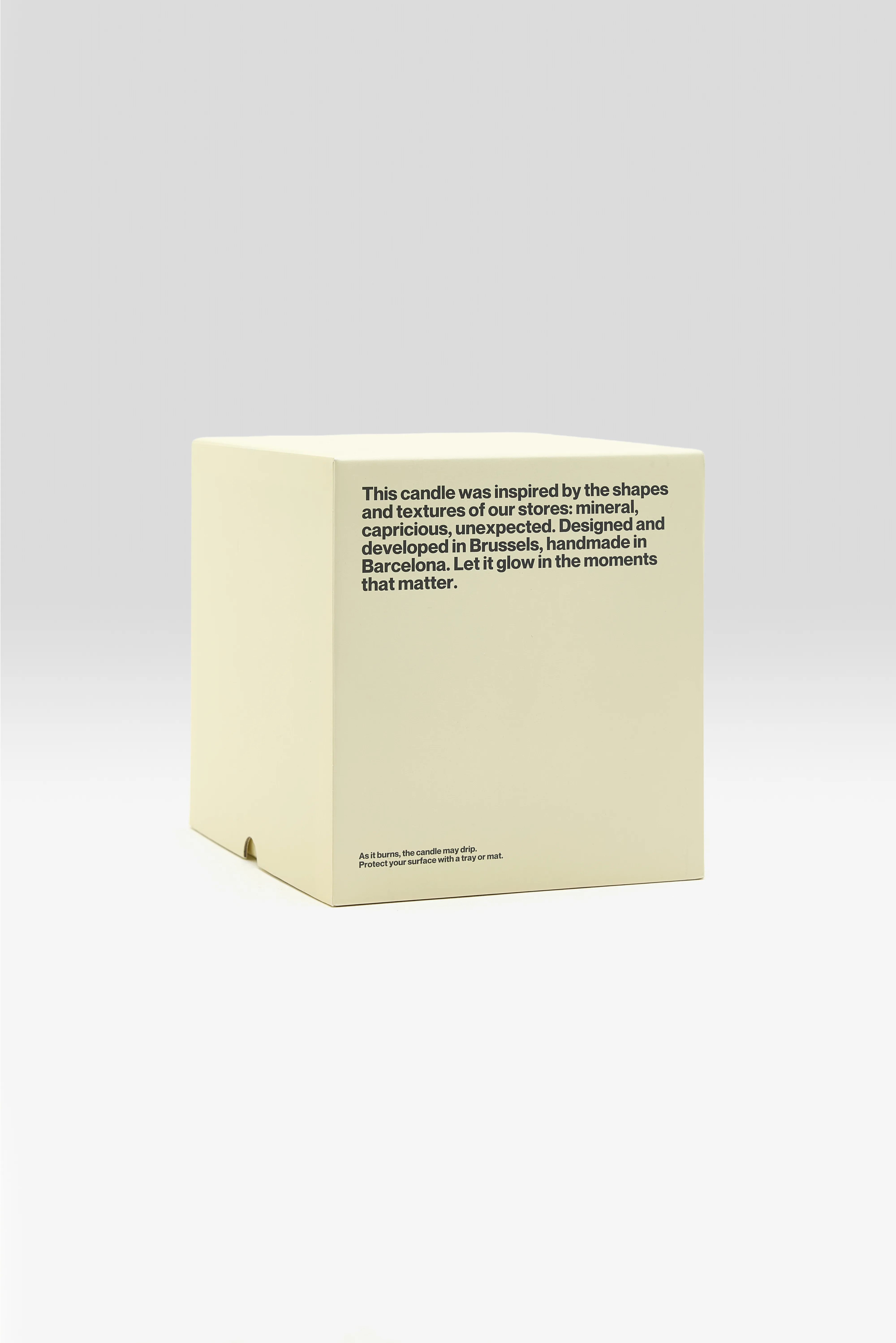 Red stone candle (261 / U / BURGUNDY) - Image 6