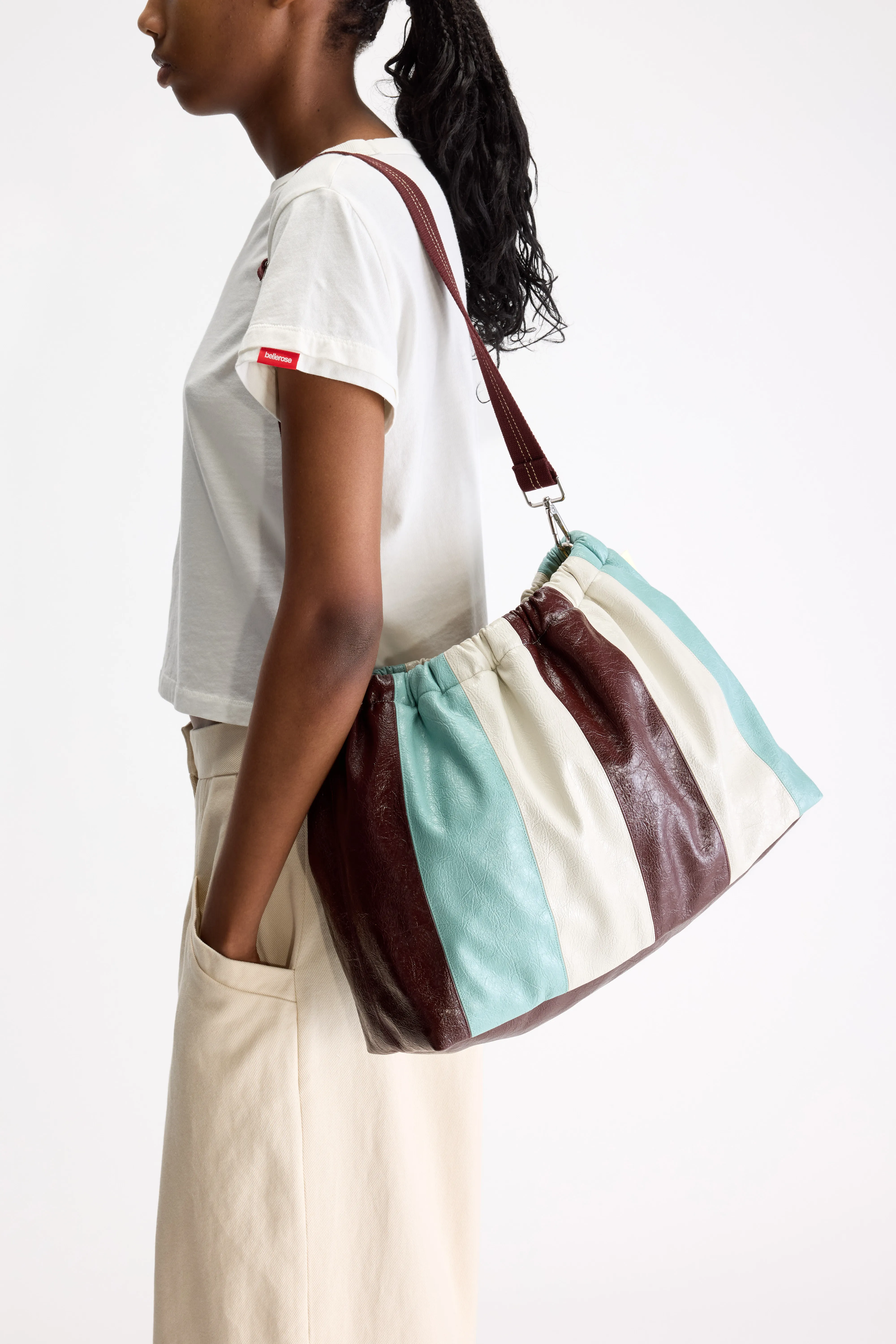 Hobby crossbody bag (261 / W / STRIPE B) - Image 3