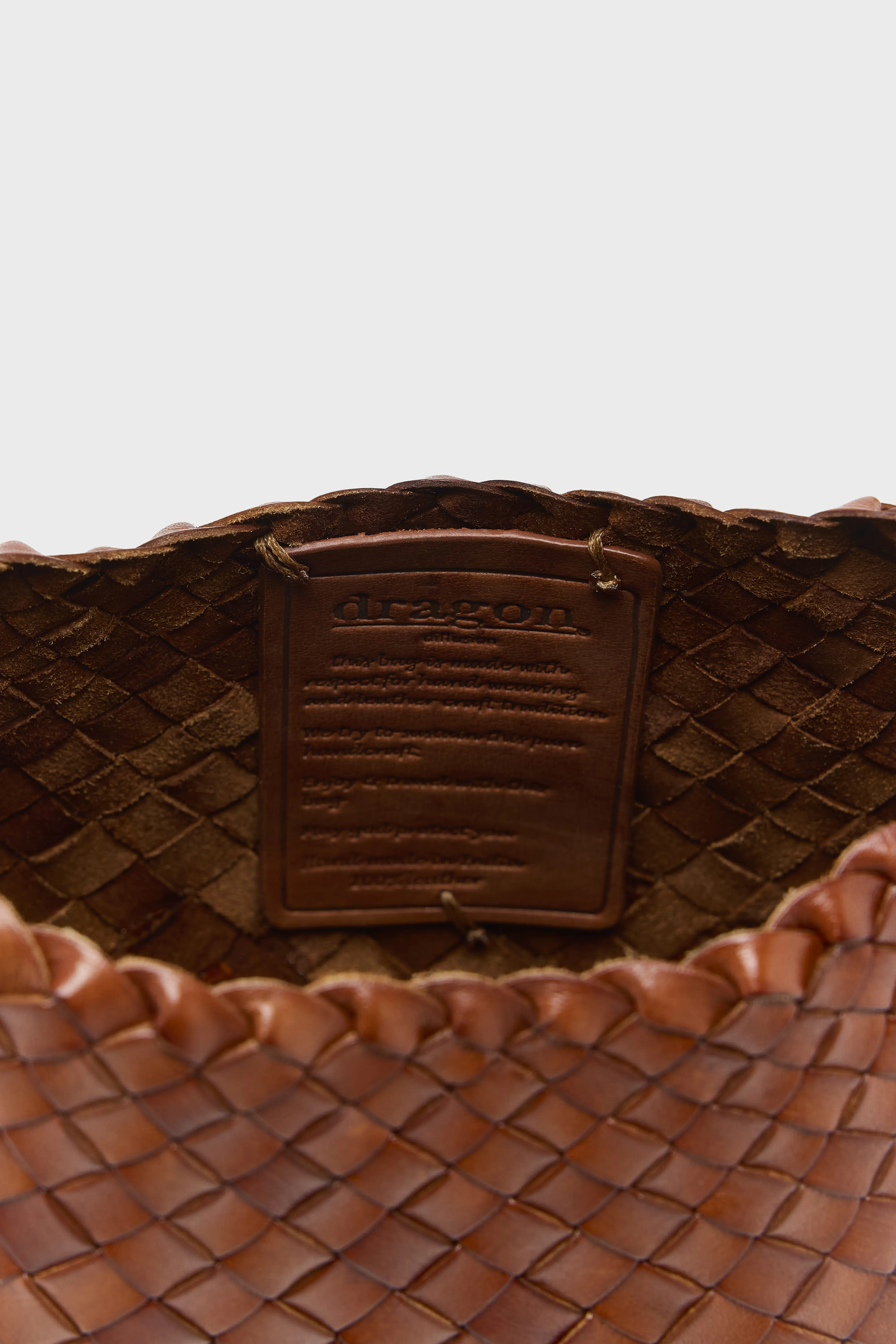 Rosanna Woven Leather Bag  (252 / W / TAN) - Image 5