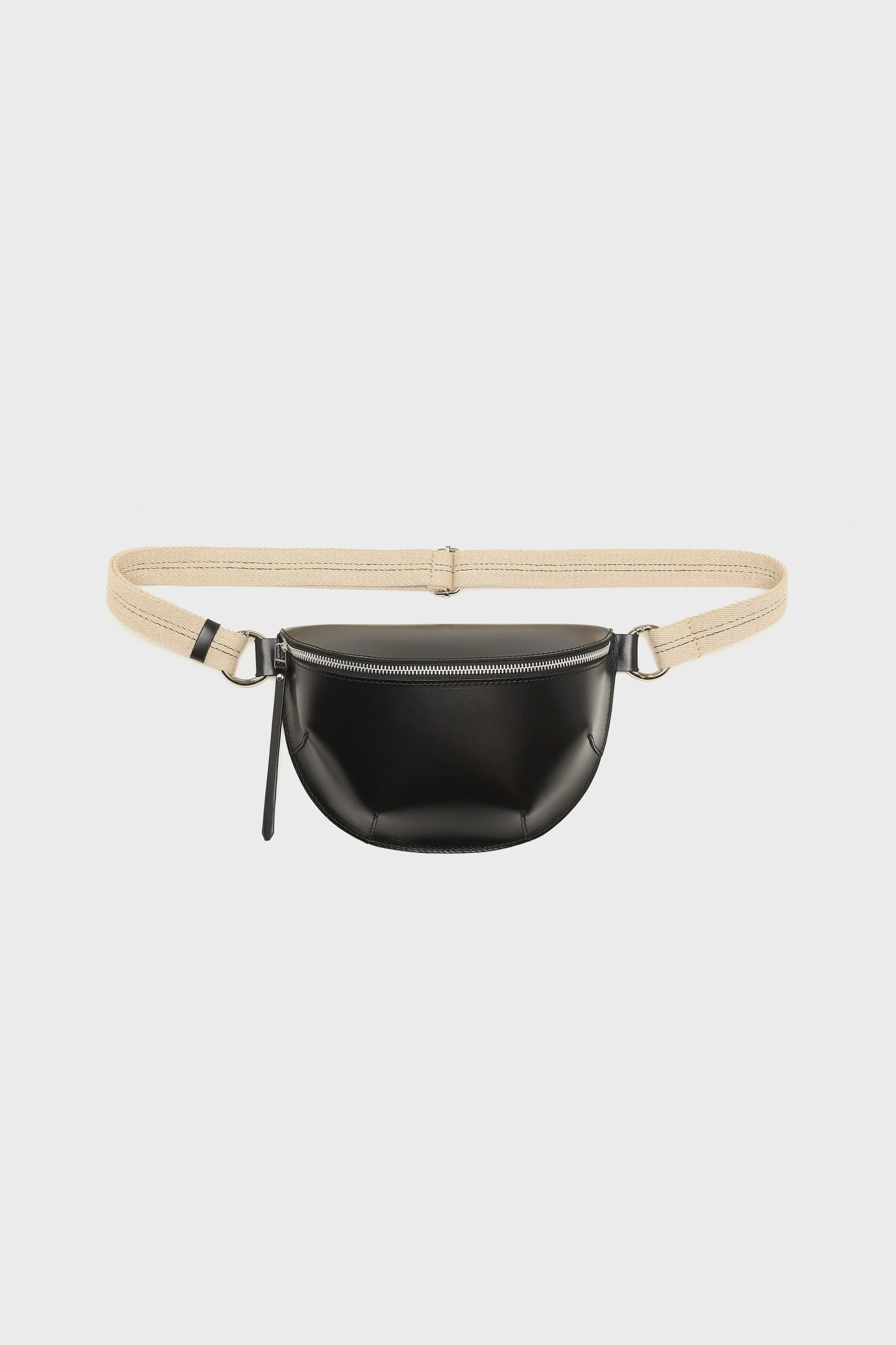 Rosie black leather sling bag (252 / W / BLACK) - Image 4